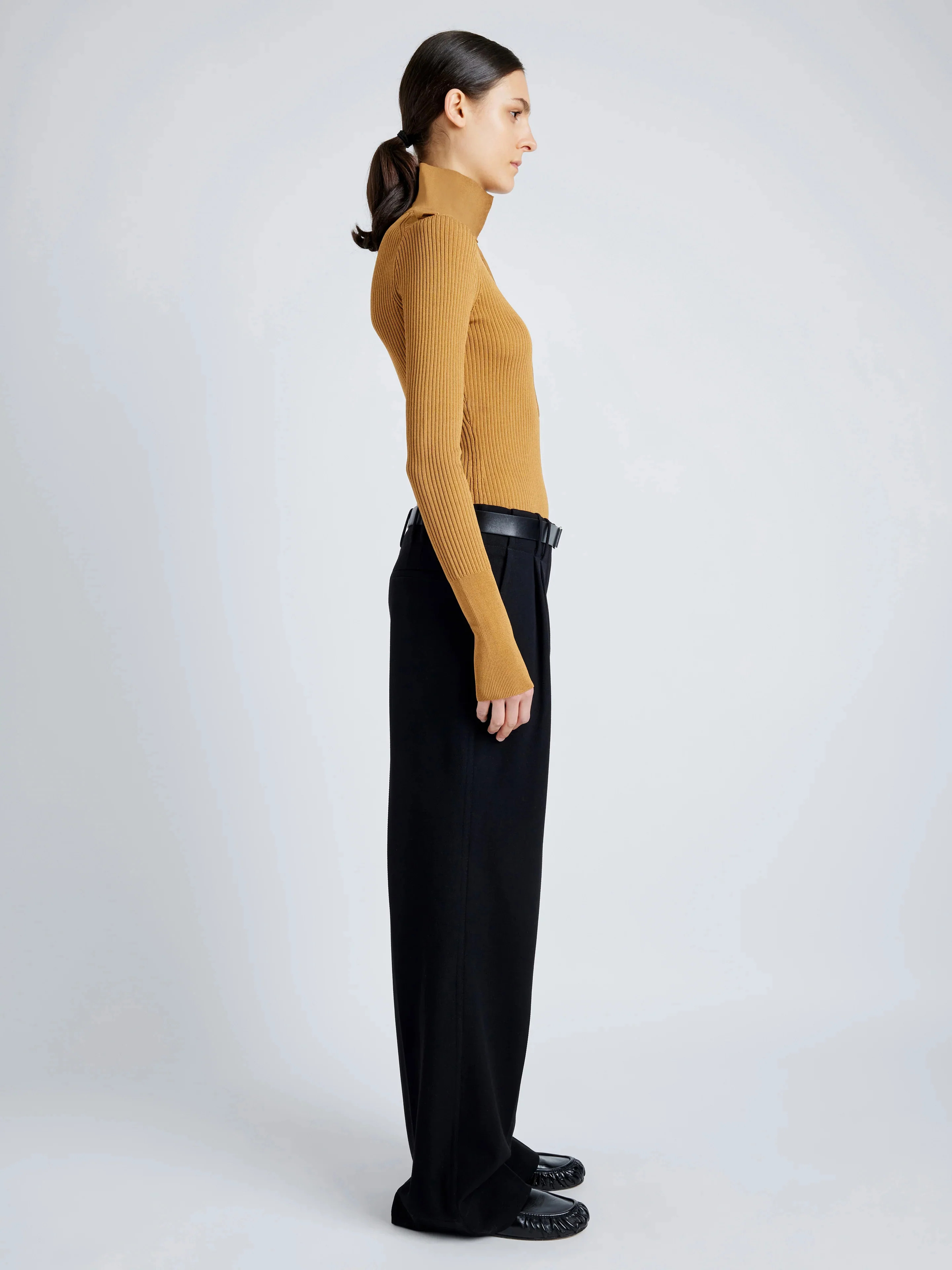 Norah Top in Silk Viscose Knit - 3