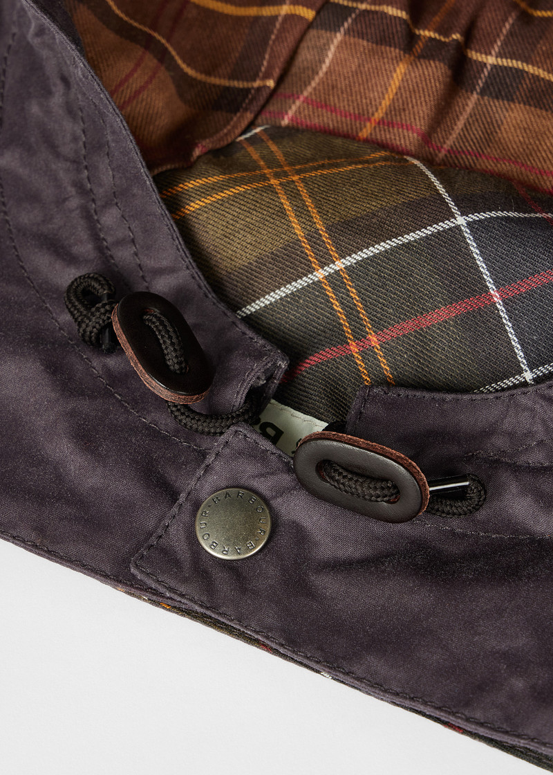 Paul Smith loves Barbour - Grey Lilac Waxed Hood 7