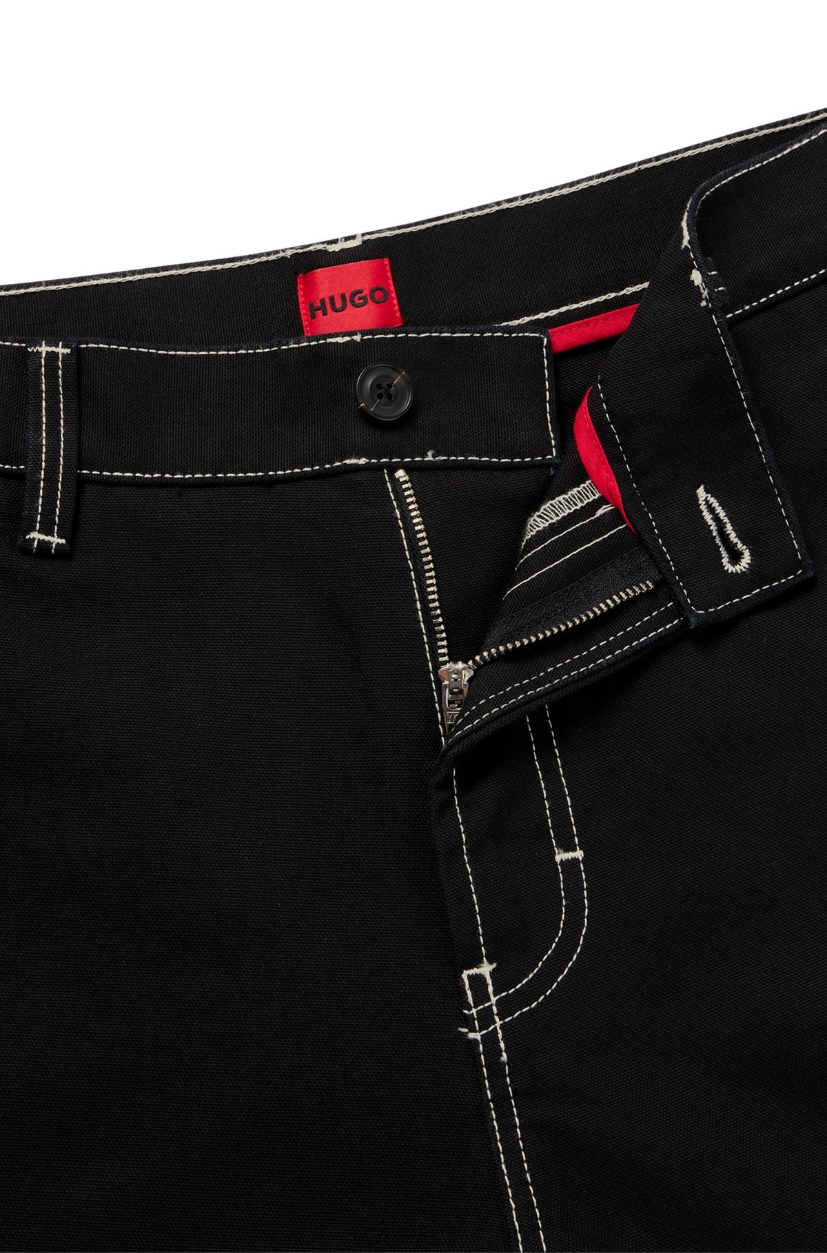 REGULAR-FIT TROUSERS IN HEAVYWEIGHT COTTON - 6