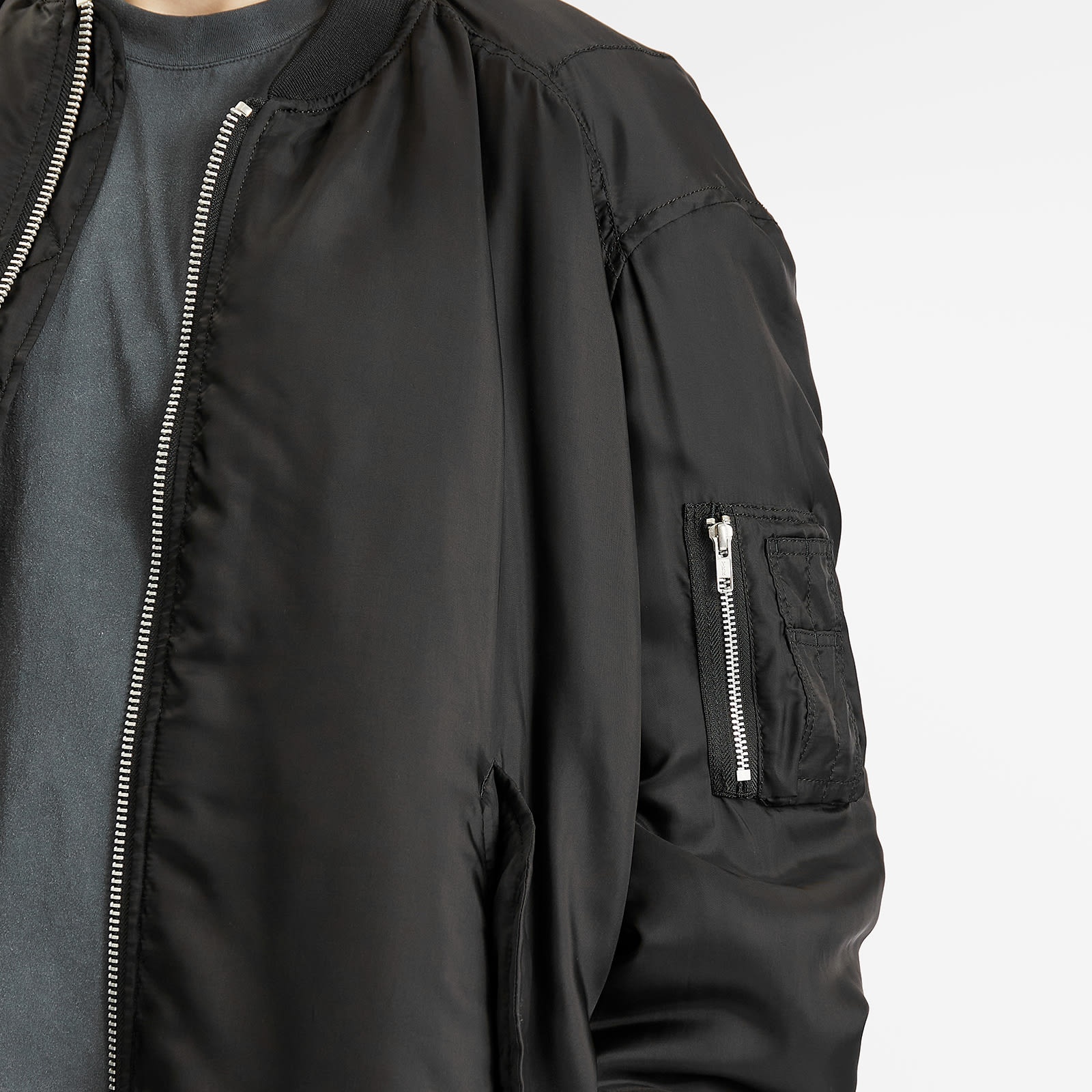 Comme des Garçons Black Asymetric Bomber Jacket - 5