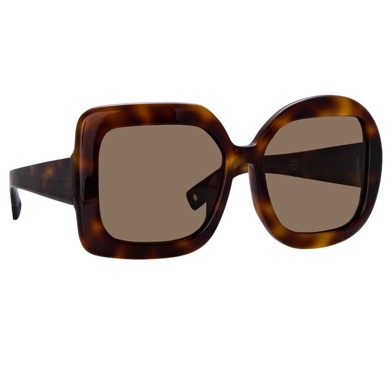 Tortoiseshell의 Carre Rond Square 선글라스 3