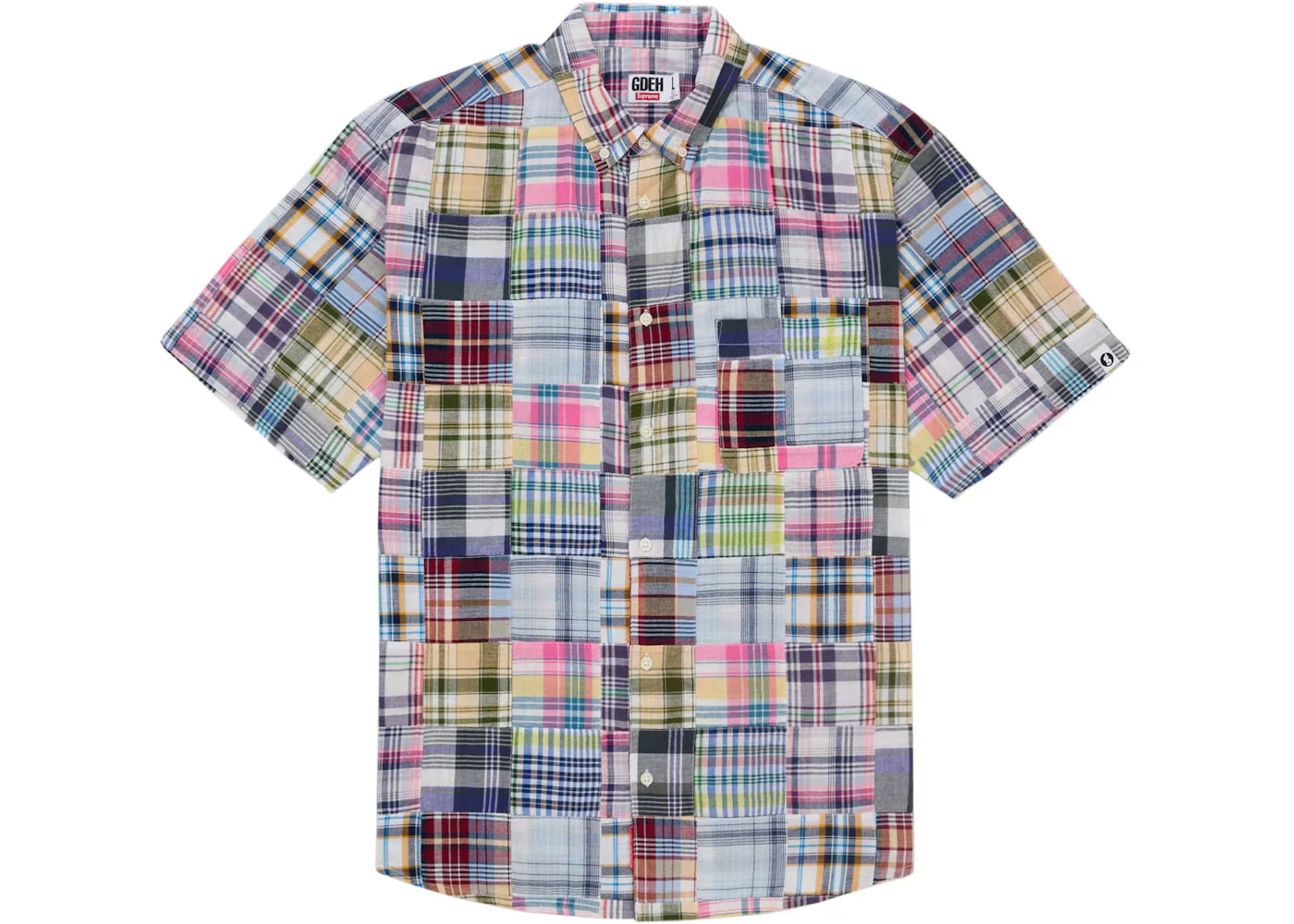 Supreme GOODENOUGH Patchwork S/S Shirt Multicolor - 1