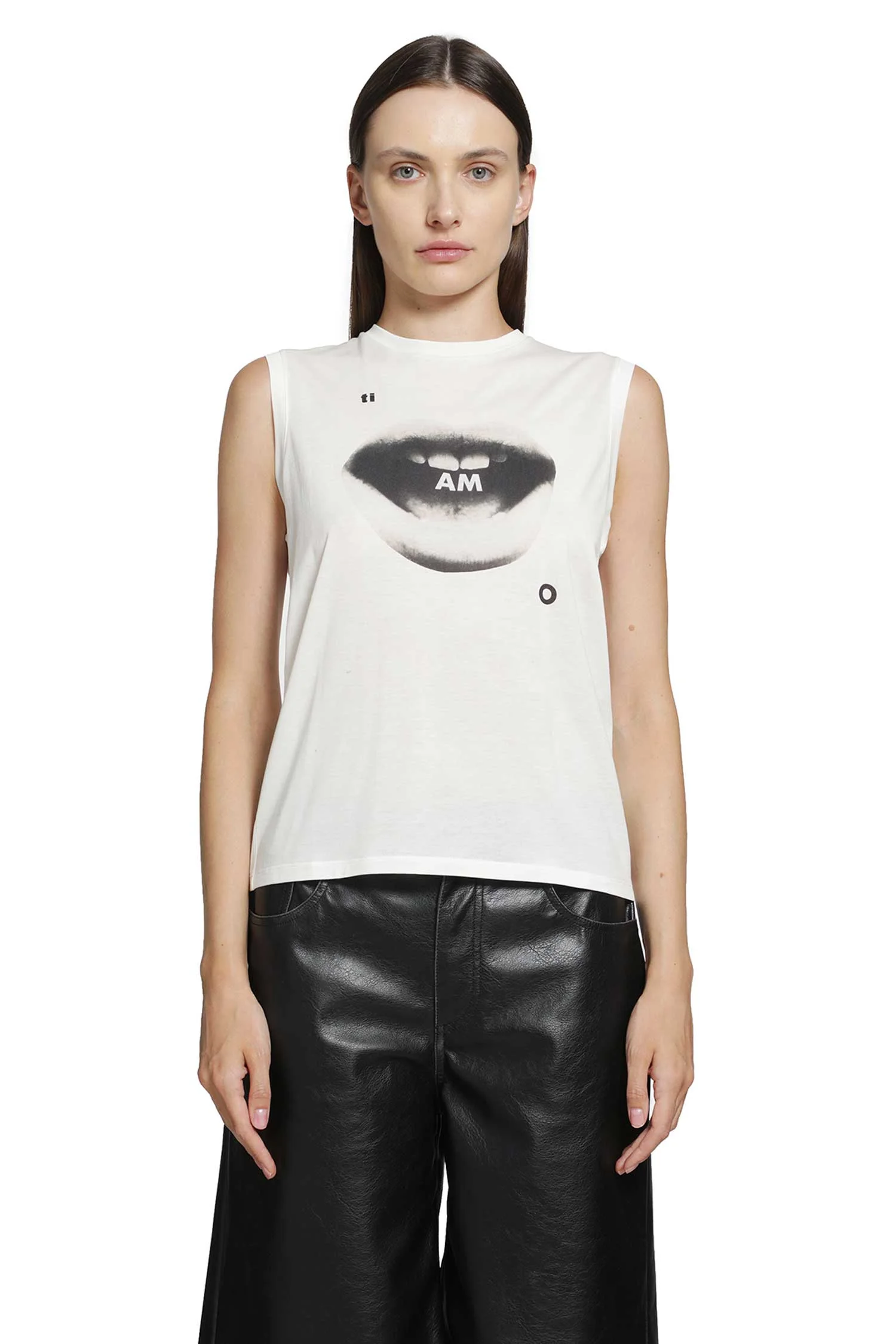 Ti Amo Print Jersey Top - 1
