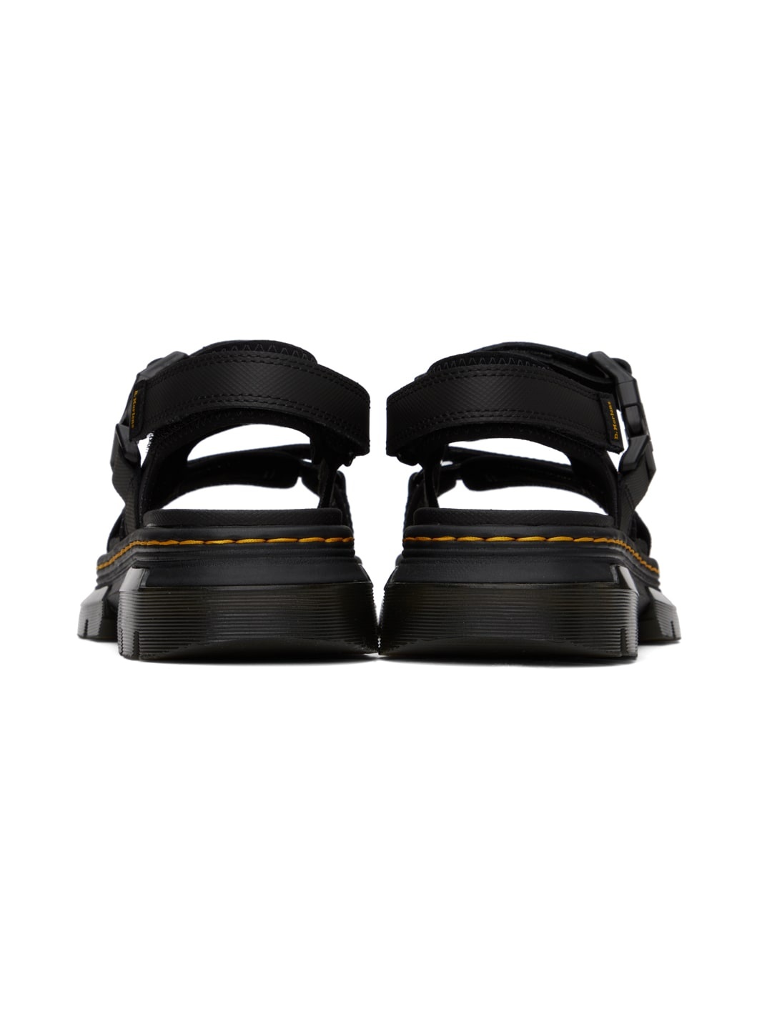Black Forster Poly Webbing Sandals - 2