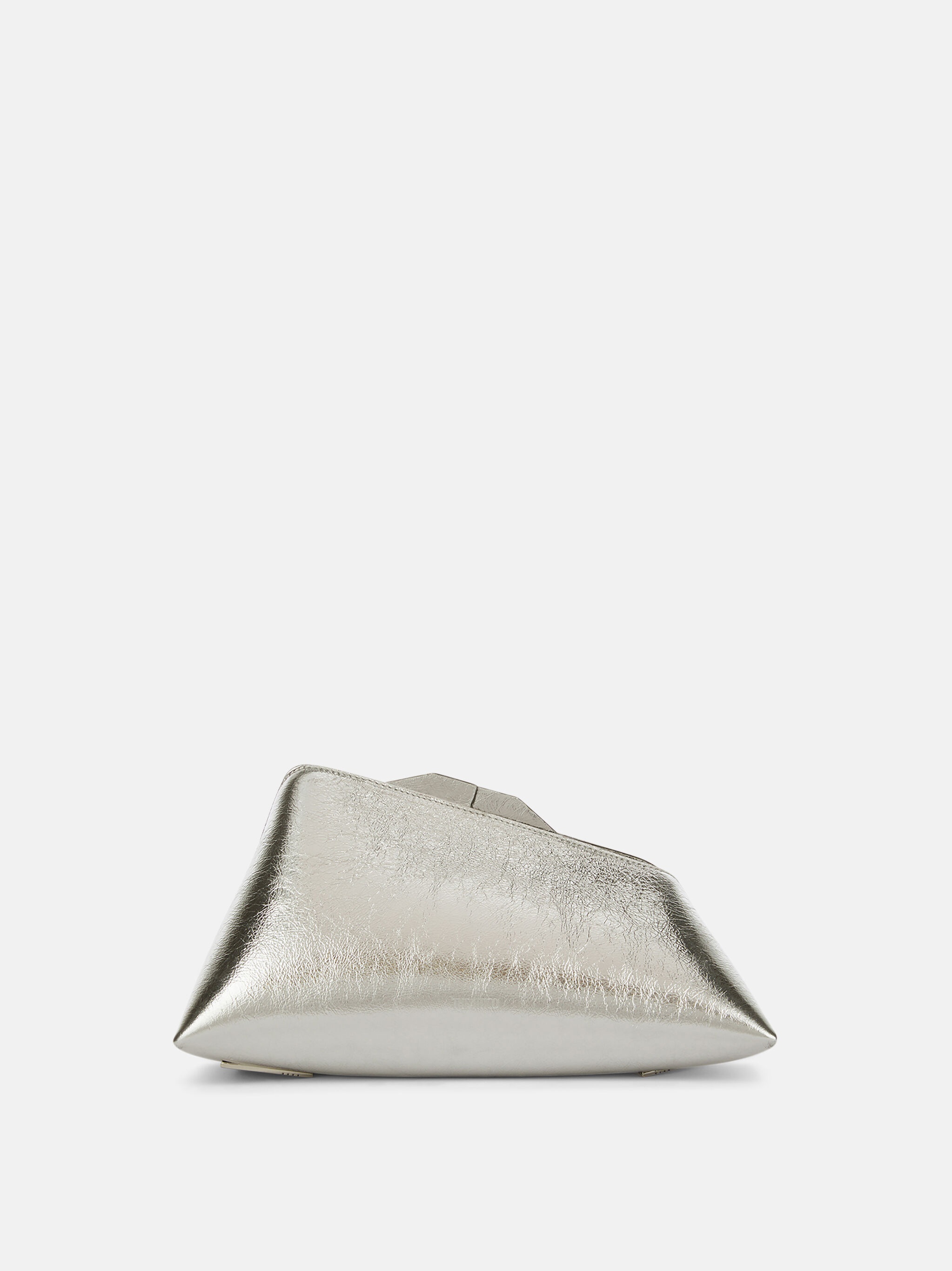 ''8.30PM'' SILVER OVERSIZED CLUTCH - 1