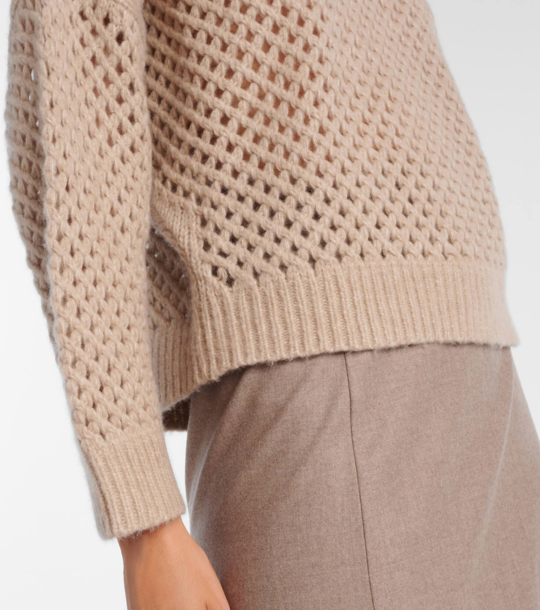 Essen open-knit cashmere and silk sweater - 5
