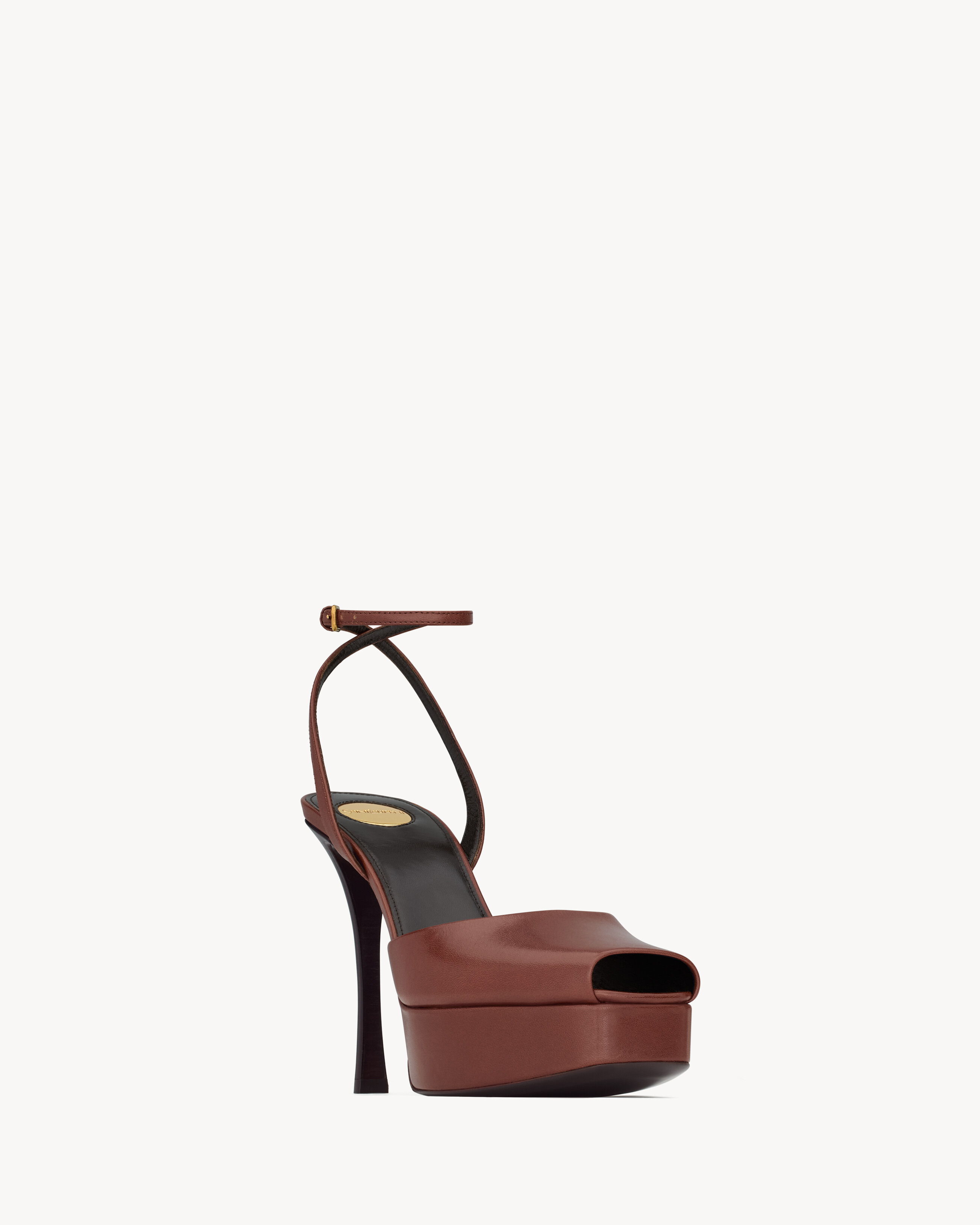 LA SCANDALE PLATFORM SANDALS IN SMOOTH LEATHER - 3