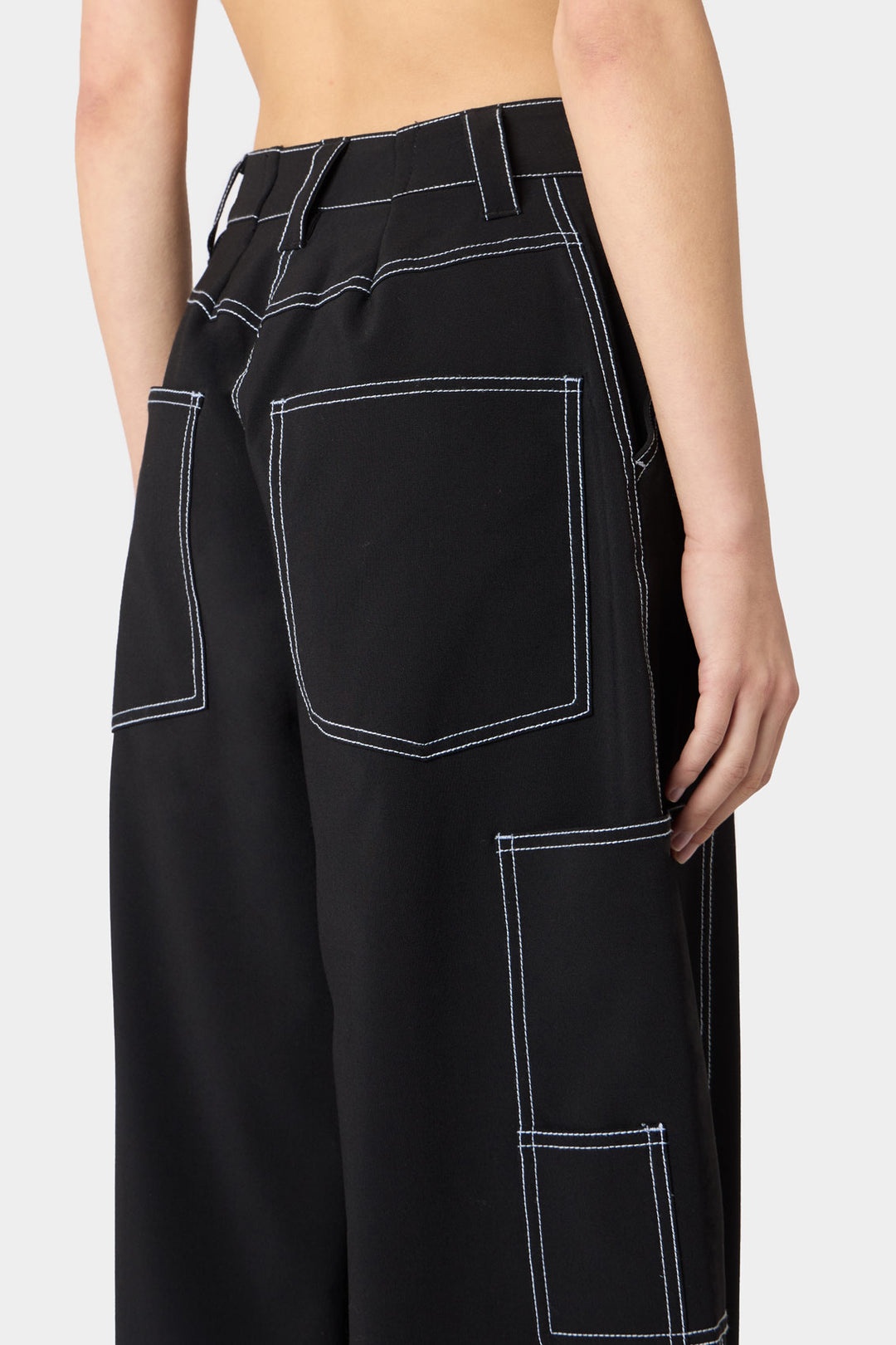 FIT LOOSE PANTS / black - 6