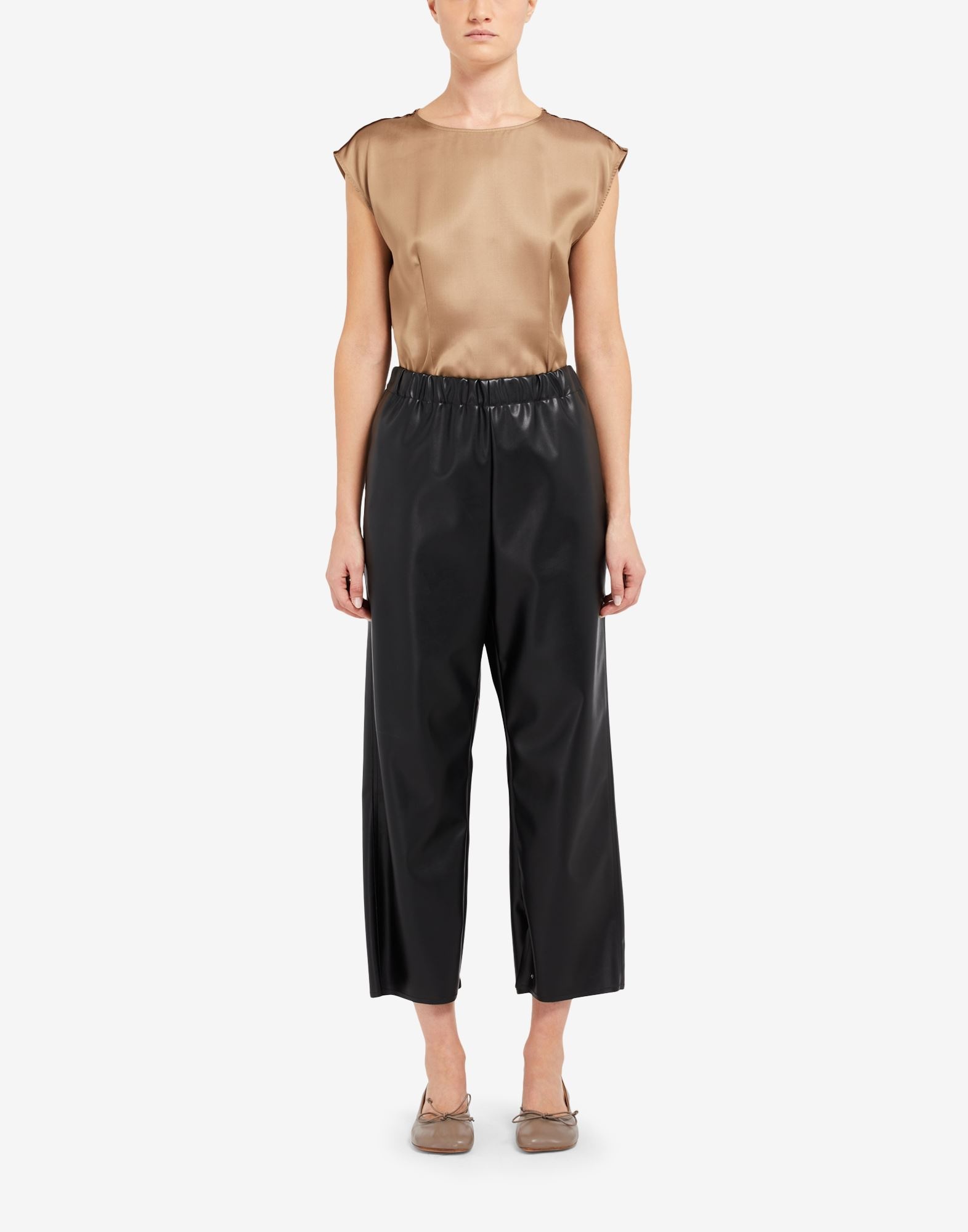 Faux leather trousers - 2