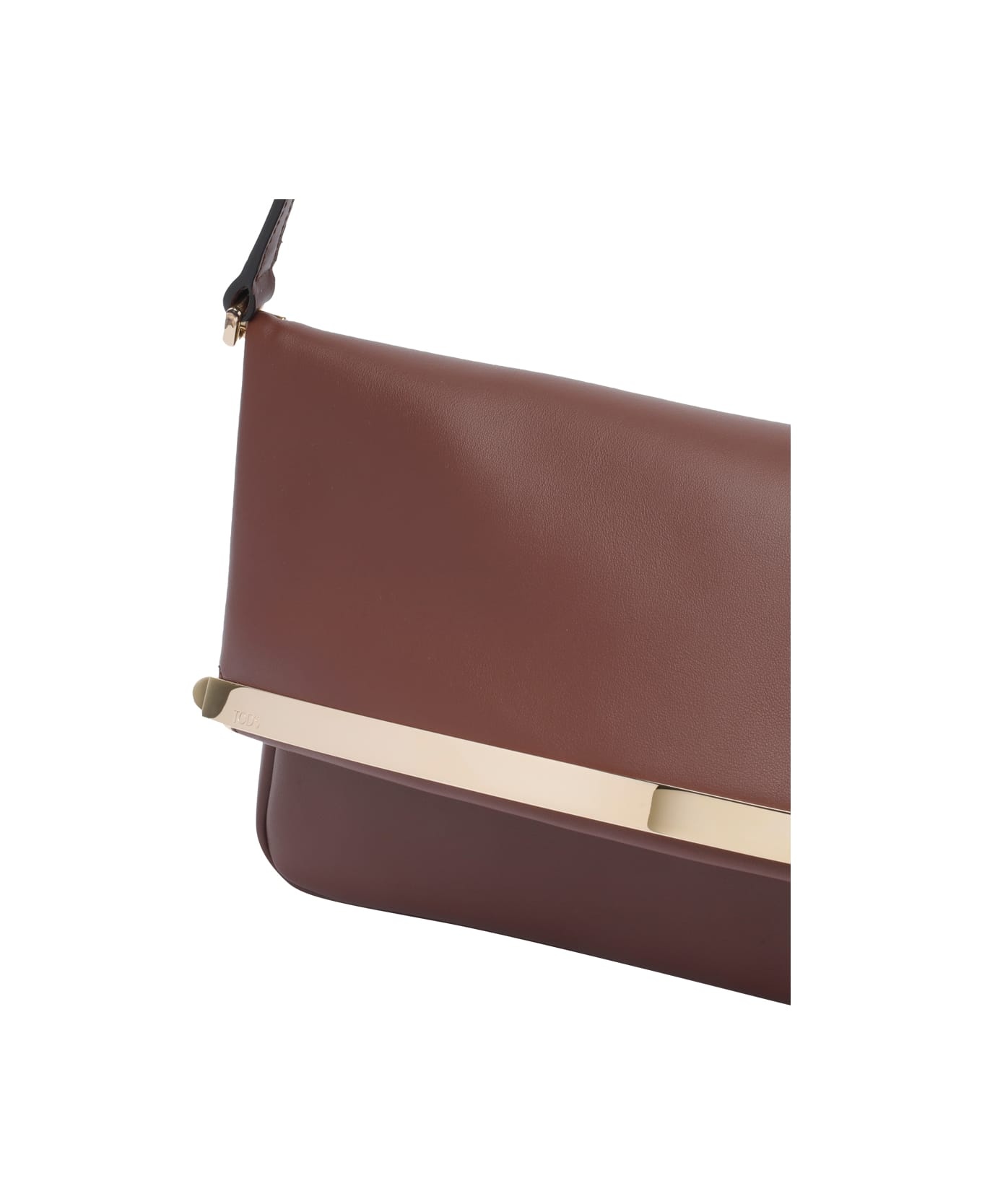 Small Leather Flap Bag - 4