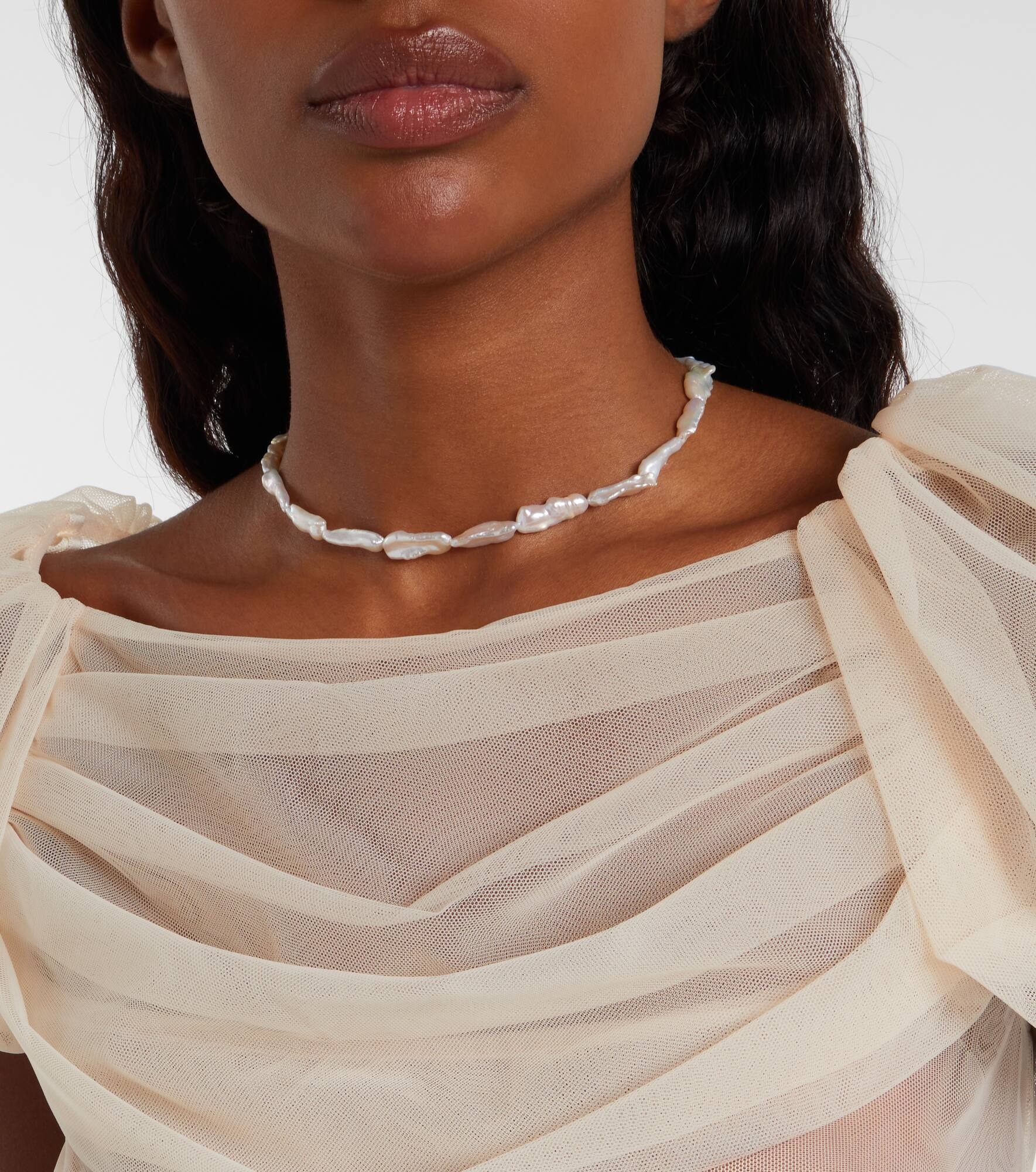 Tulle midi dress - 4