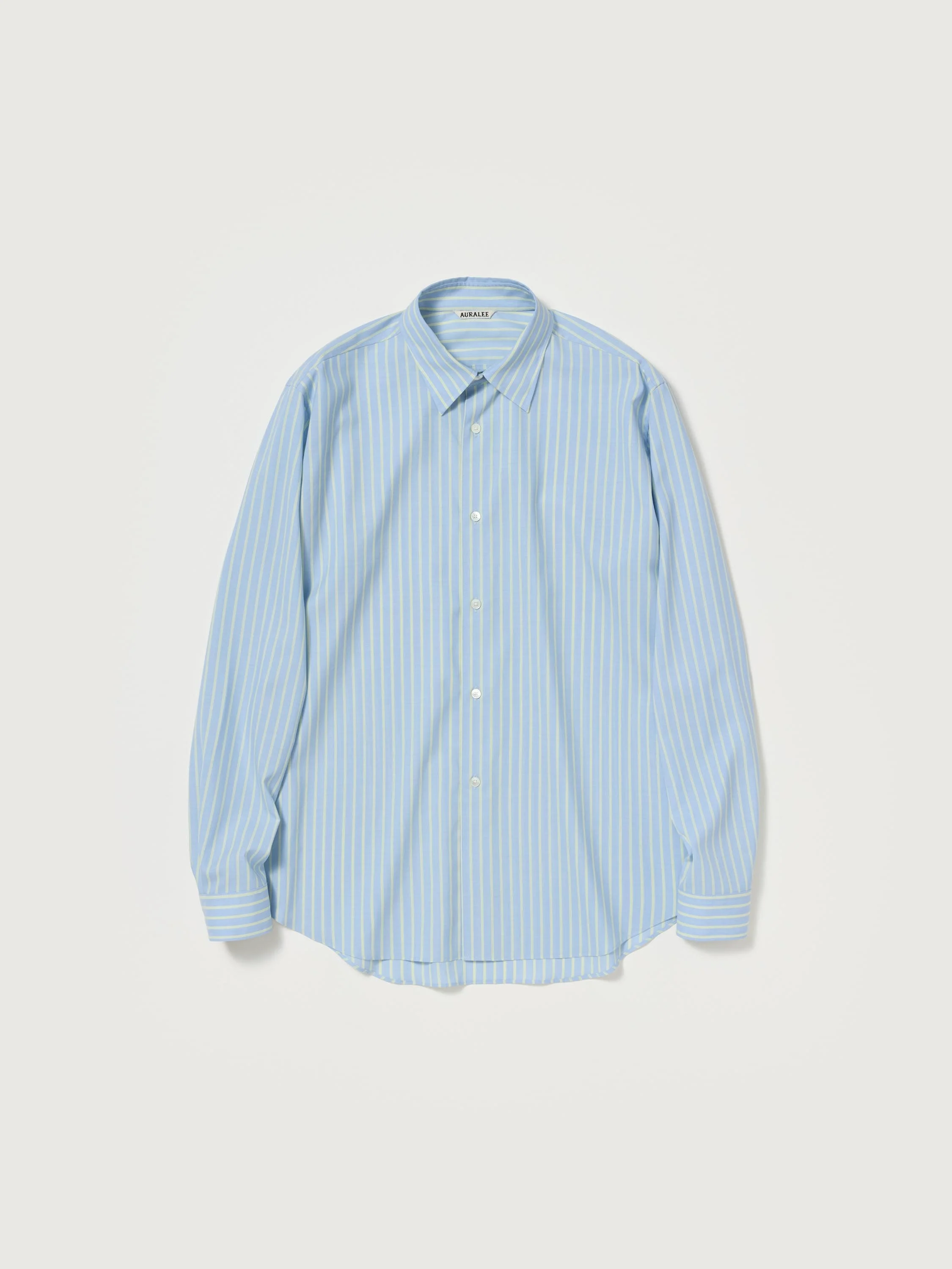 SUPER FINE WOOL STRIPE SHIRT - 1