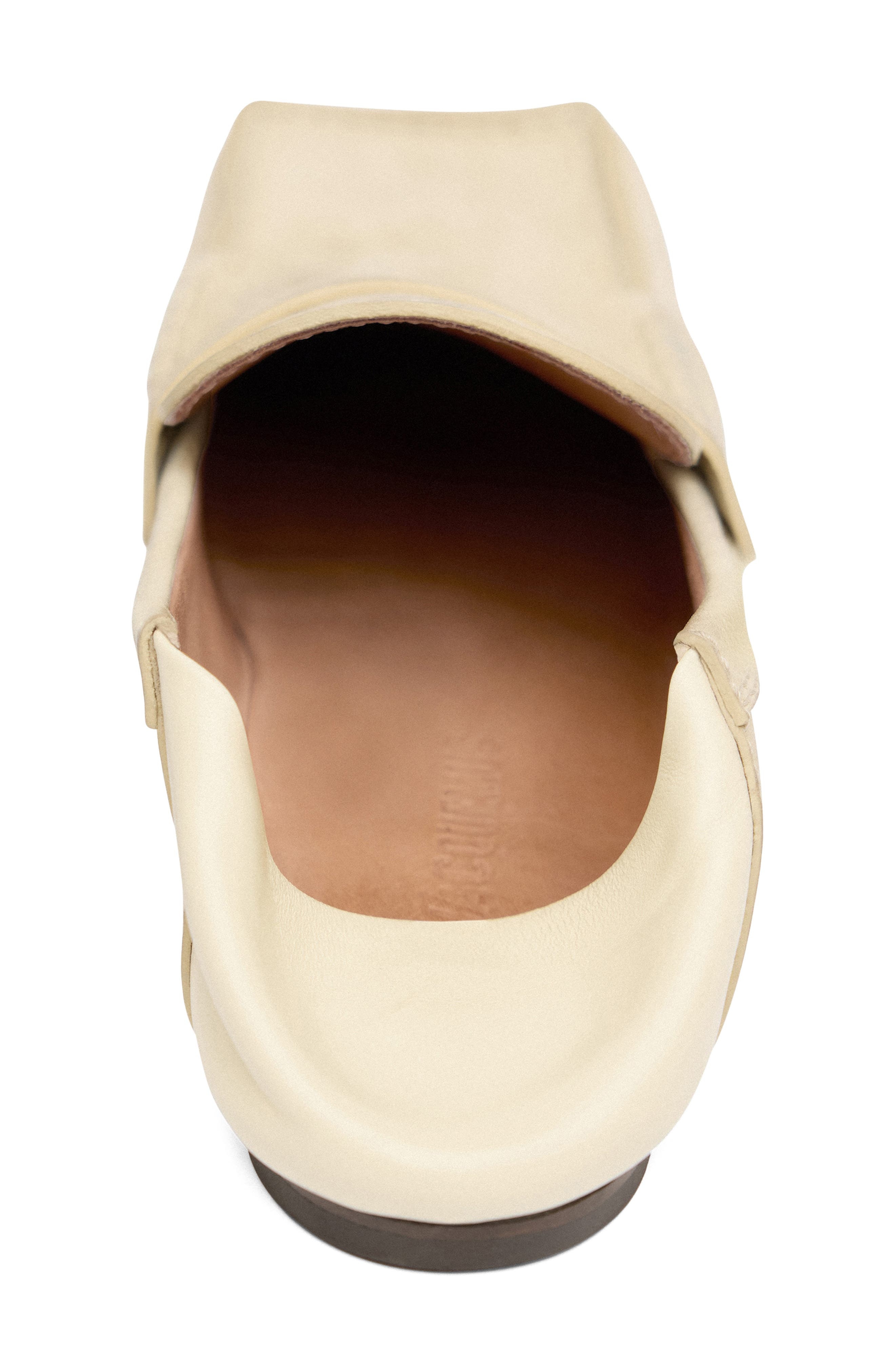 Jacquemus Les Mocassins Carré Penny Loafer in Pale Yellow 205 at Nordstrom - 5
