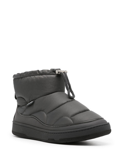 Lanvin quilted drawstring ankle boots outlook