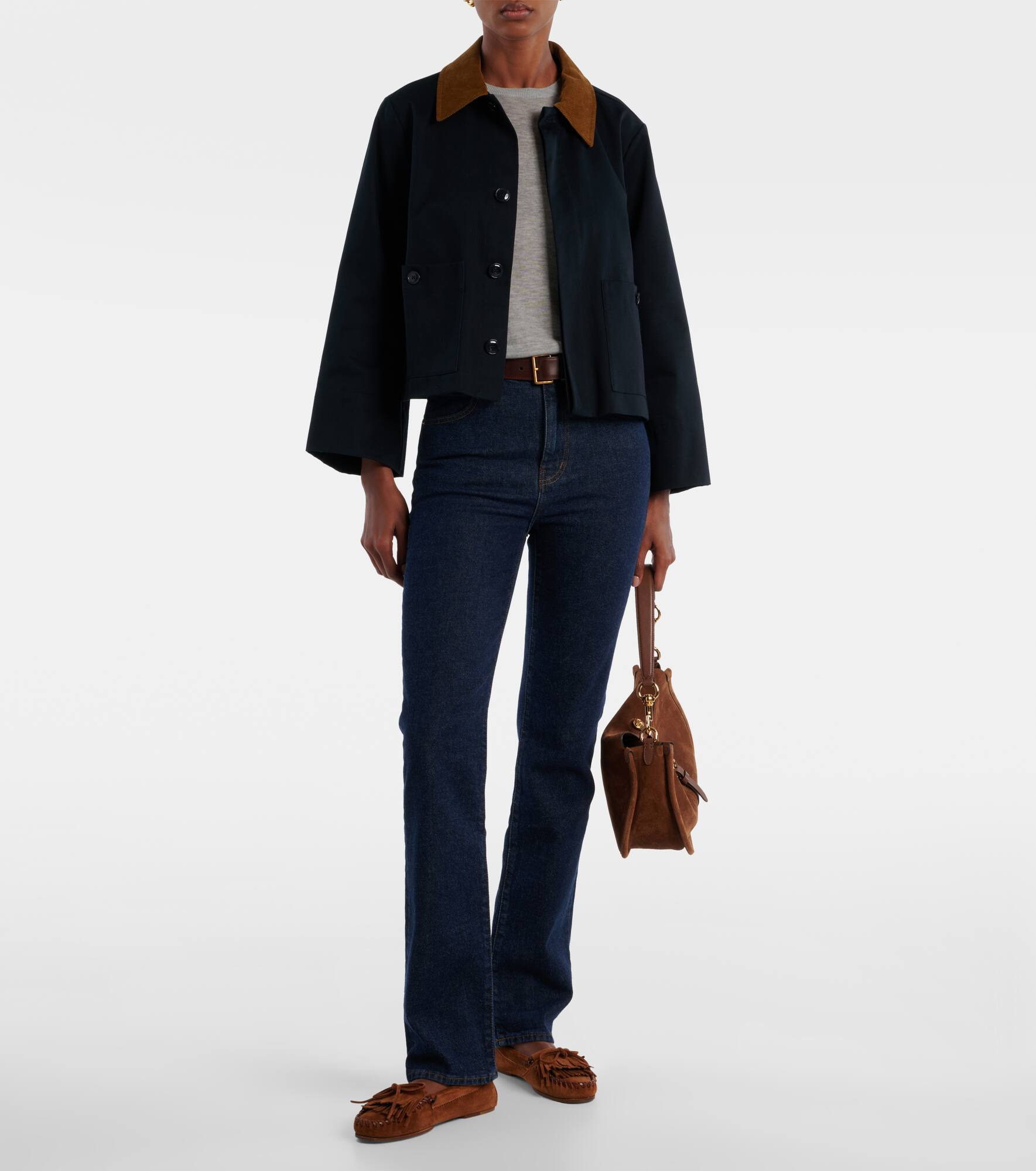Small cotton trench jacket - 2