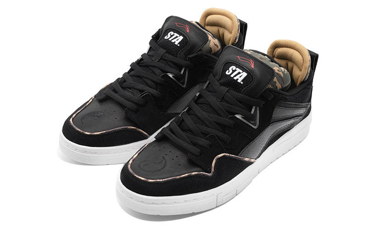 (WMNS) Li-Ning Weiwu Pro STA Skate Shoes 'Black Camo' AECR082-1 - 4