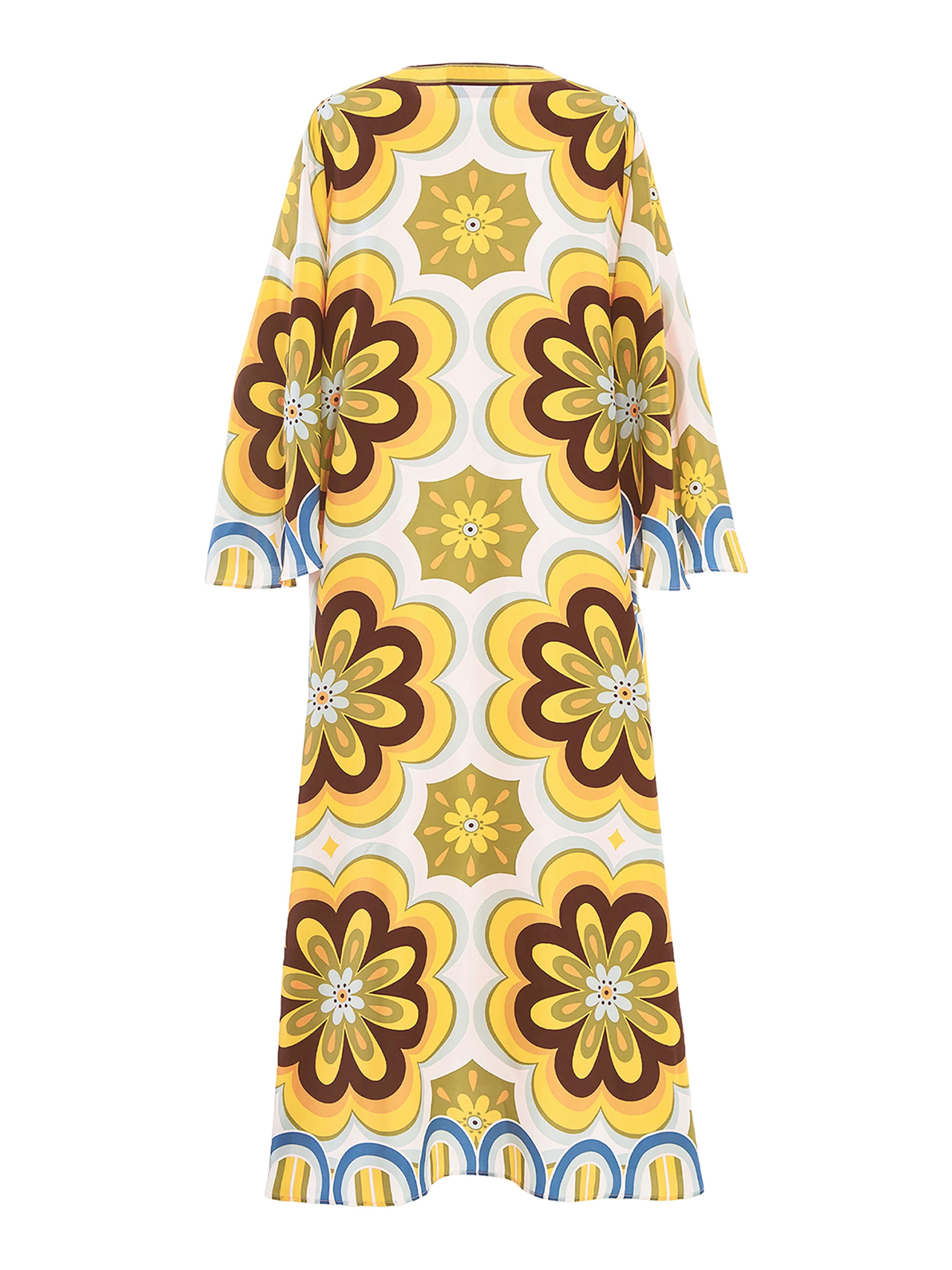 La DoubleJ Flying Kaftan Ciccio Placée Dark Mustard at Nordstrom - 3