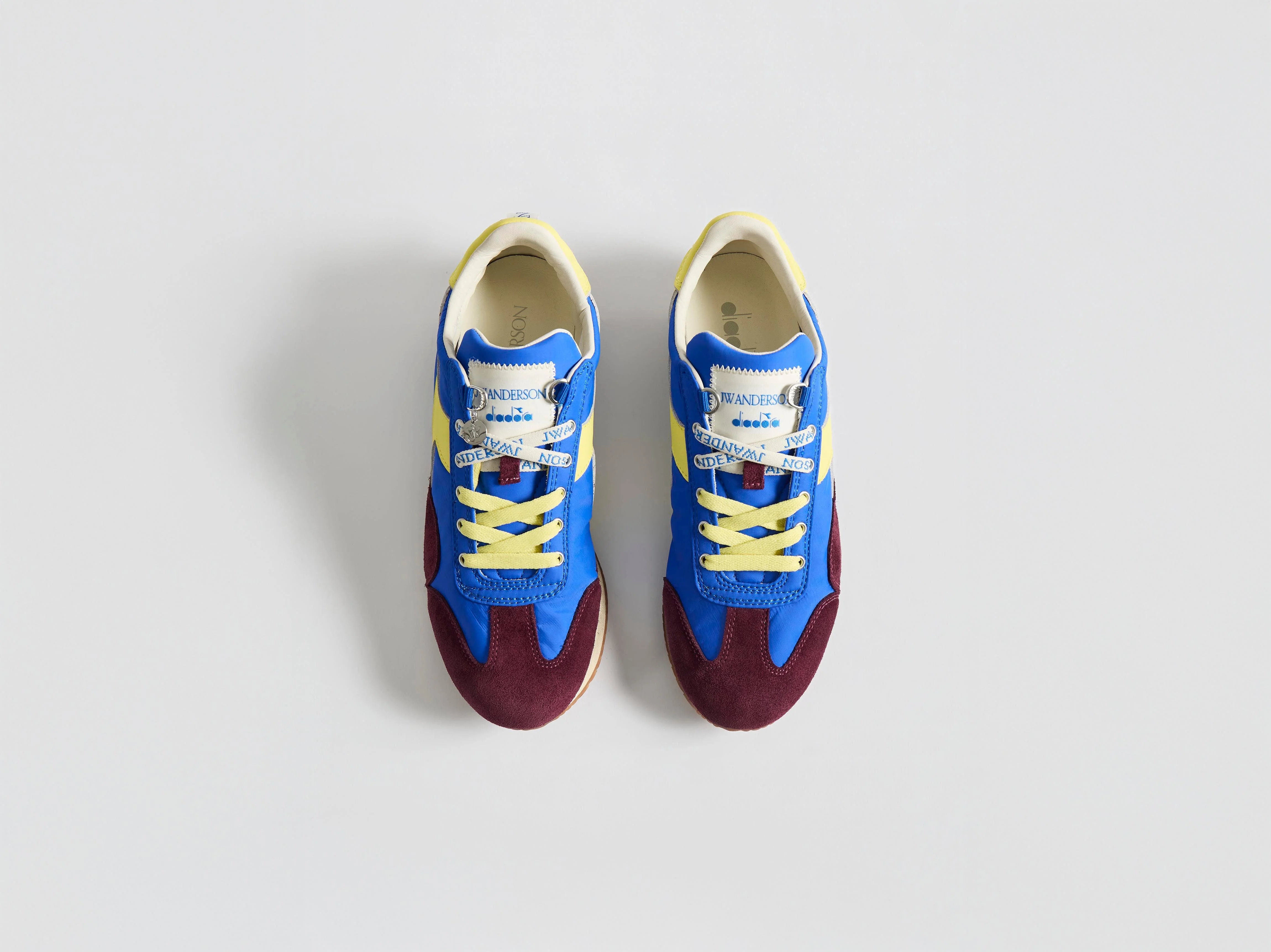 WOMENS JW ANDERSON X DIADORA EQUIPE TRAINERS IN PRINCESS BLUE - 1