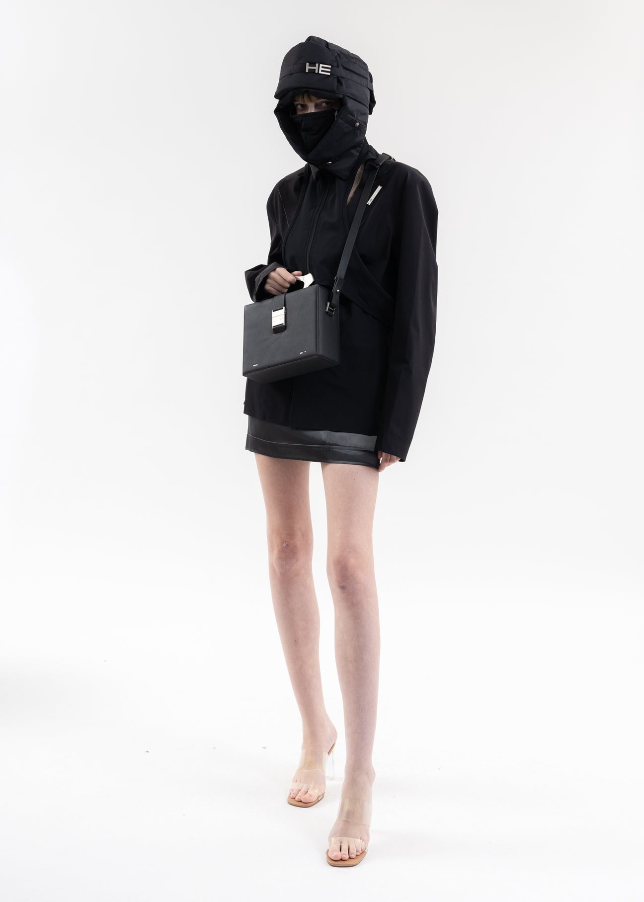 BLACK SURREPTITIOUS TRAPPER HAT - 12