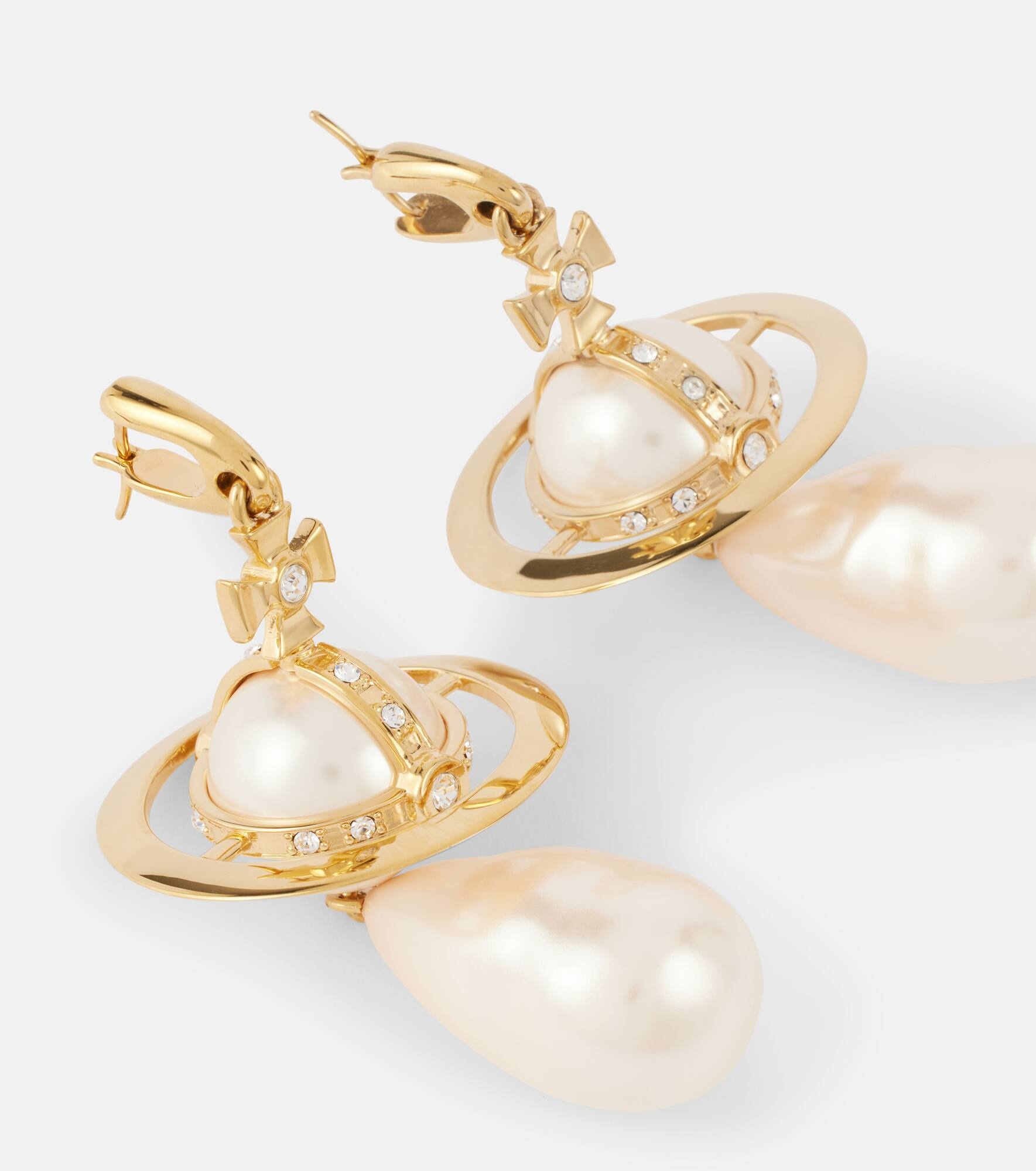 Giant Pearl drop earrings - 4