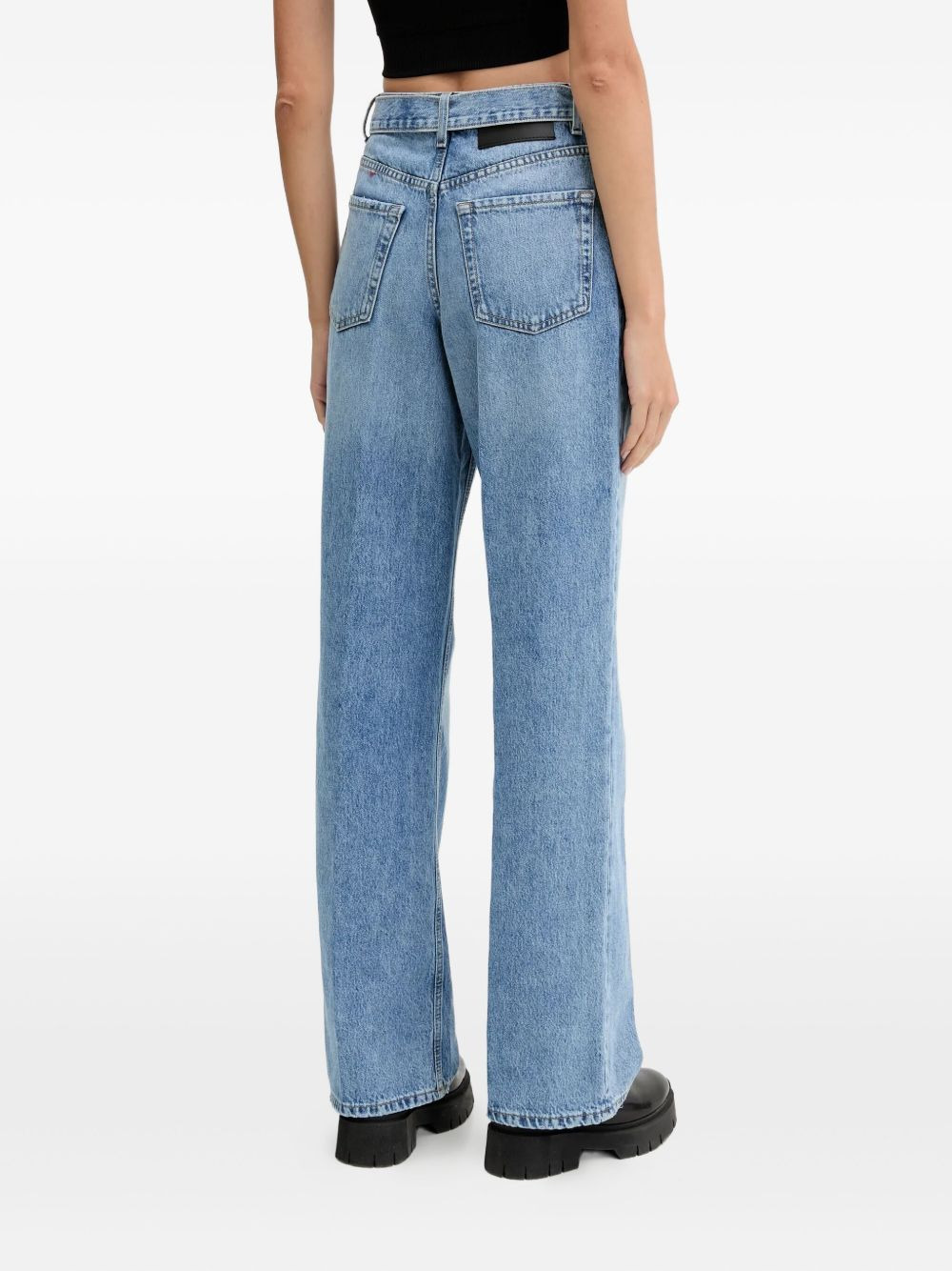 belted jeans - 3