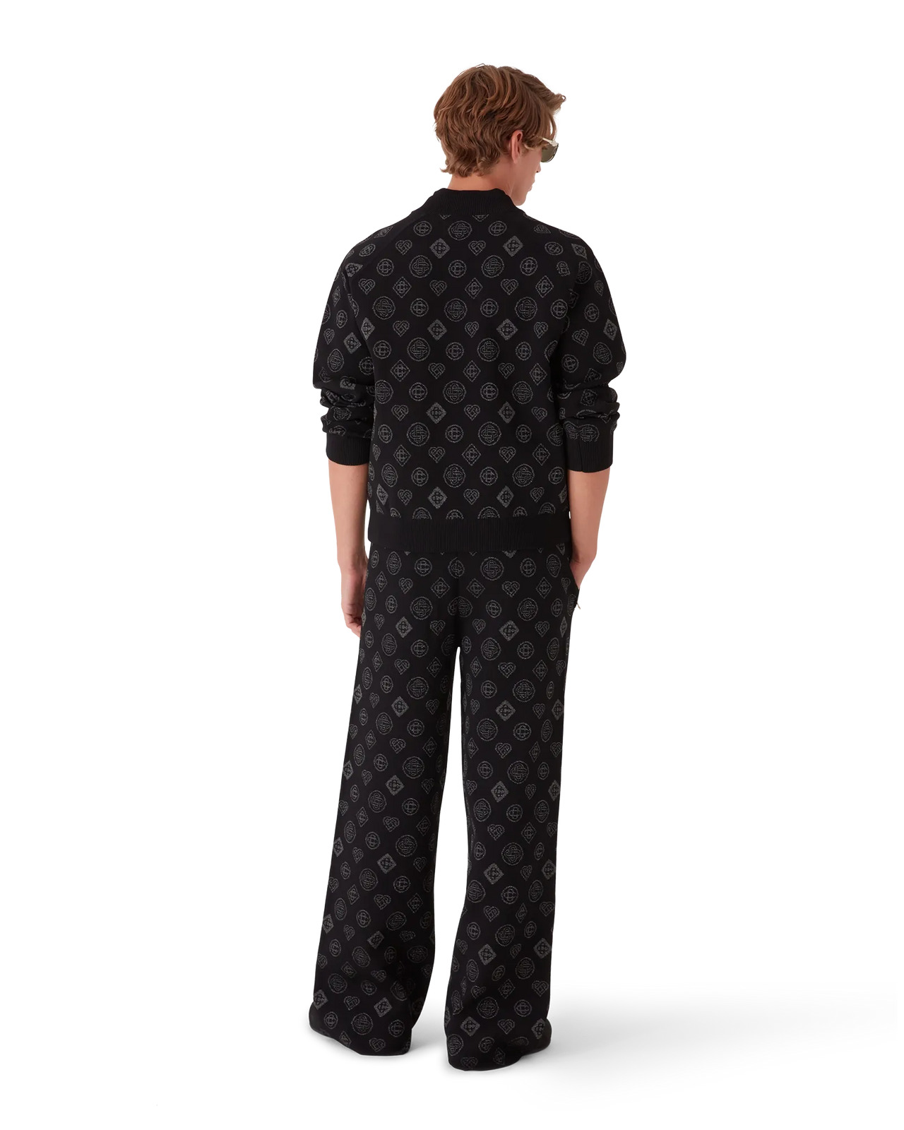 Monogram Jacquard Bomber Jacket | Casablanca Paris - 3