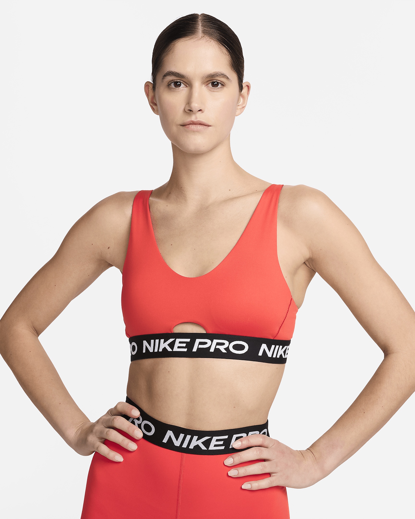 Nike Pro Indy Plunge Women's Medium-Support Padded Sports Bra - 1