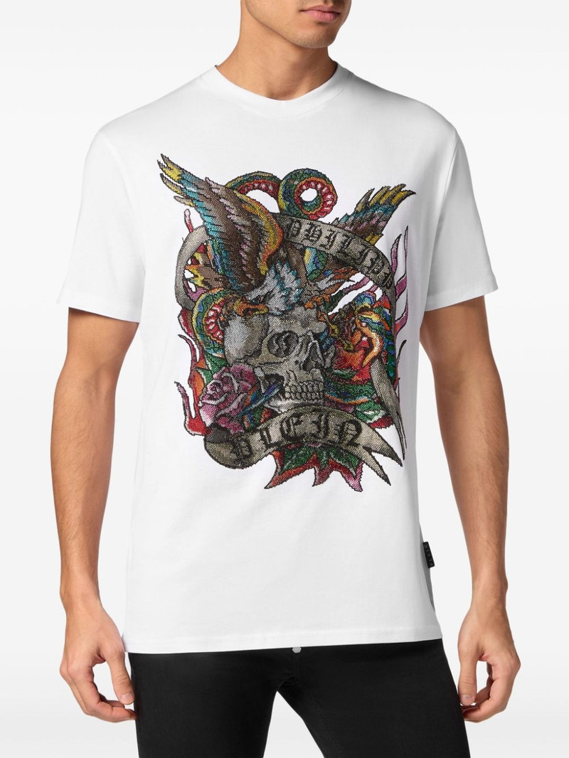 PHILIPP PLEIN SS Tattoo round neck t-shirt outlook