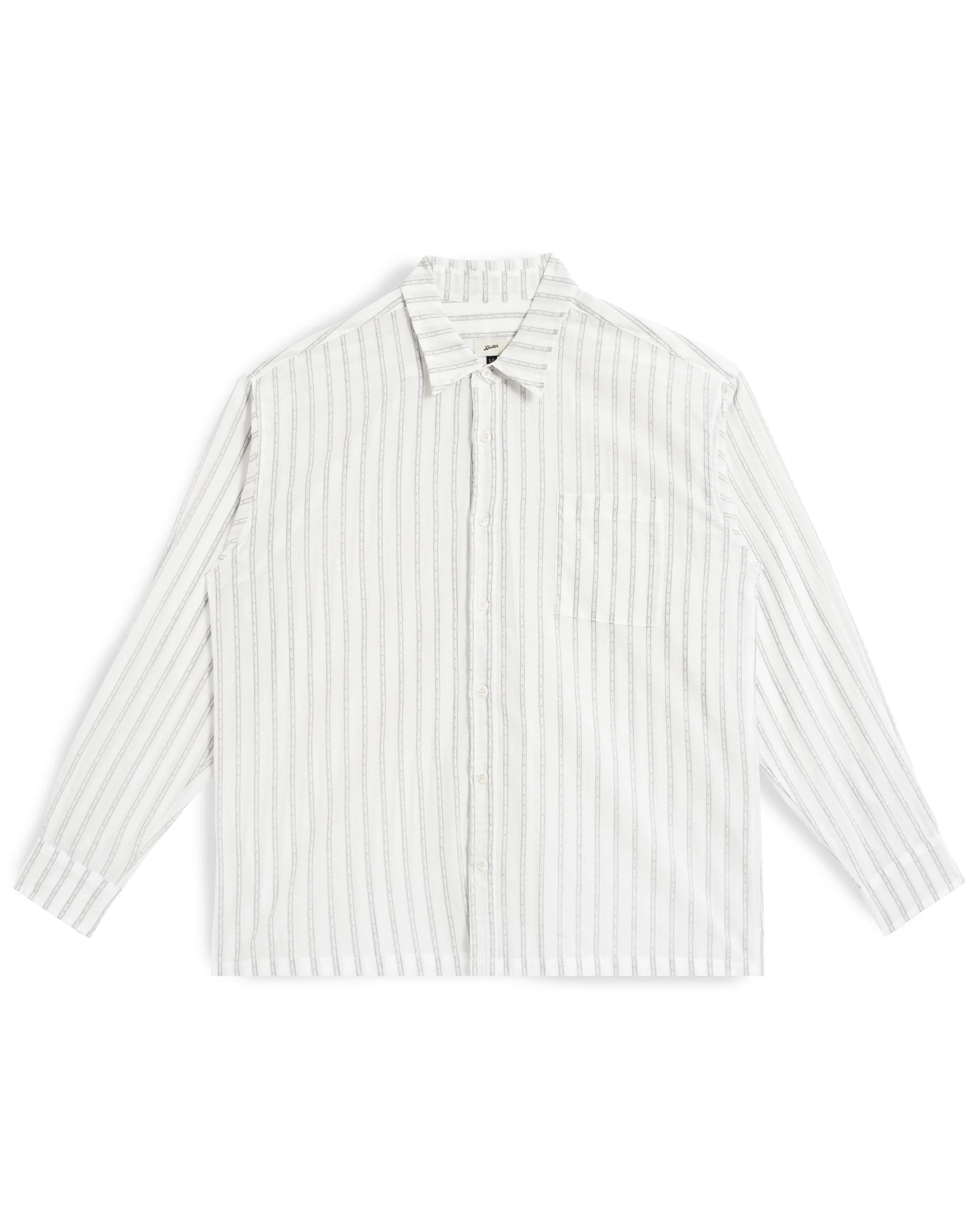 White Dobby Leisure Shirt - 1