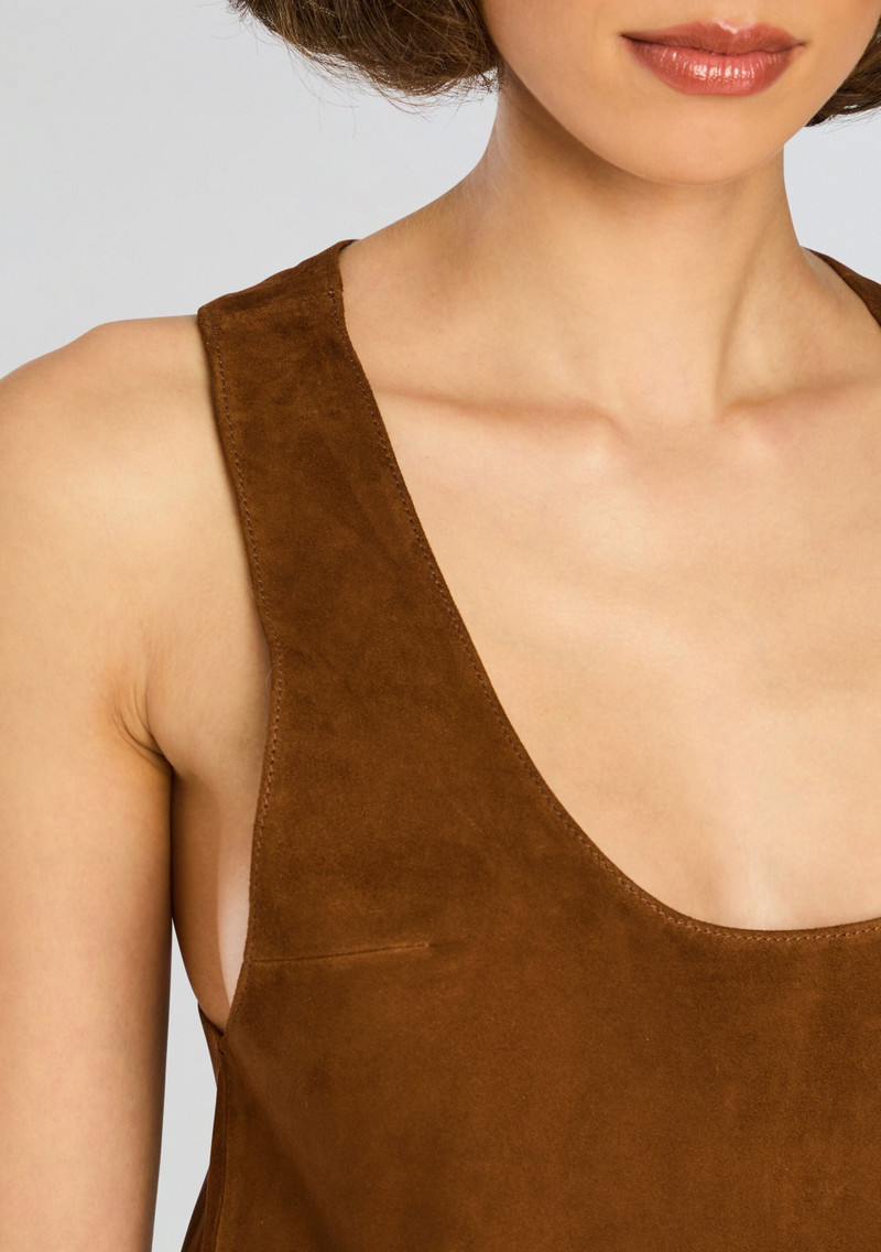ELIZABETH SUEDE TANK TOP 2