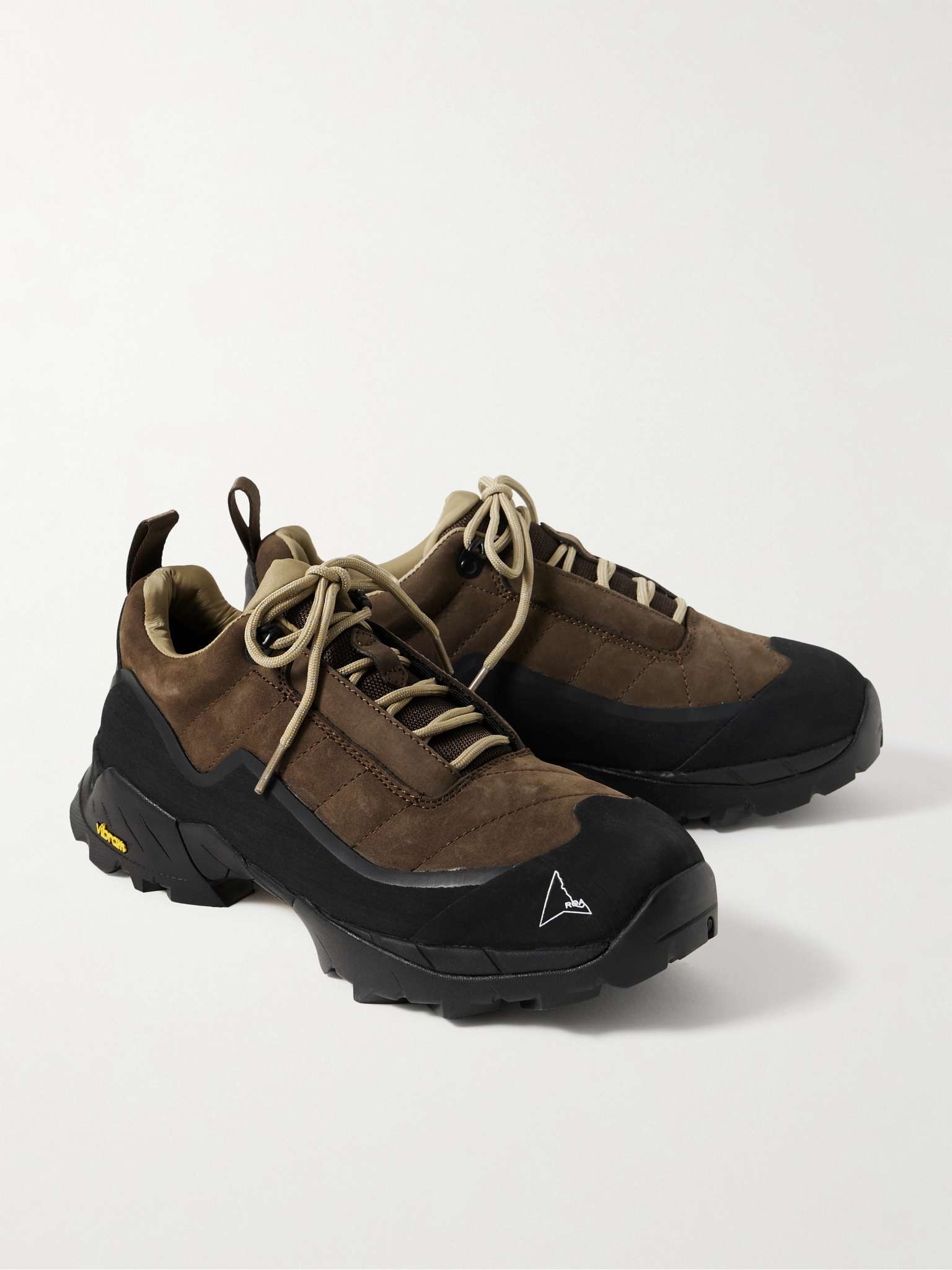 Katharina Rubber and Suede Hiking Sneakers - 4