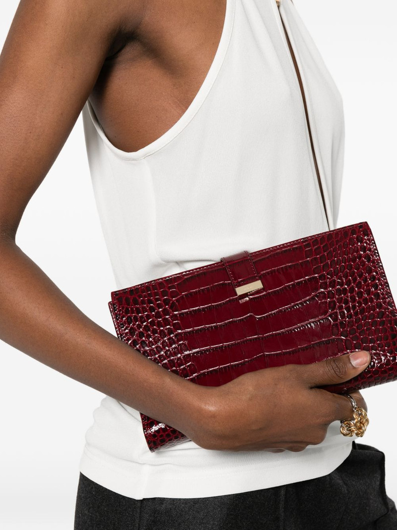TOM FORD croc-embossed wallet outlook