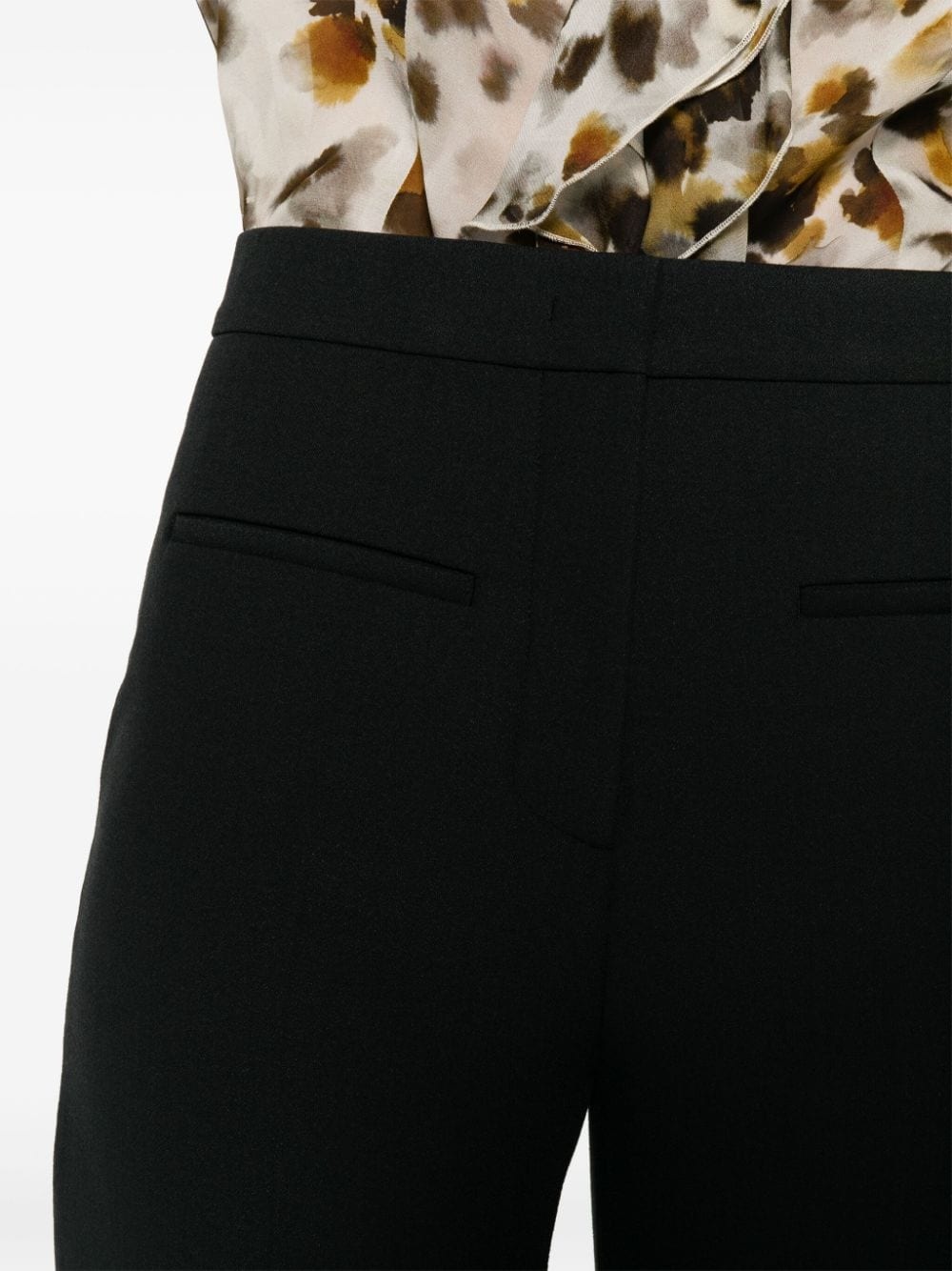 mid-rise tailored trousers - 5