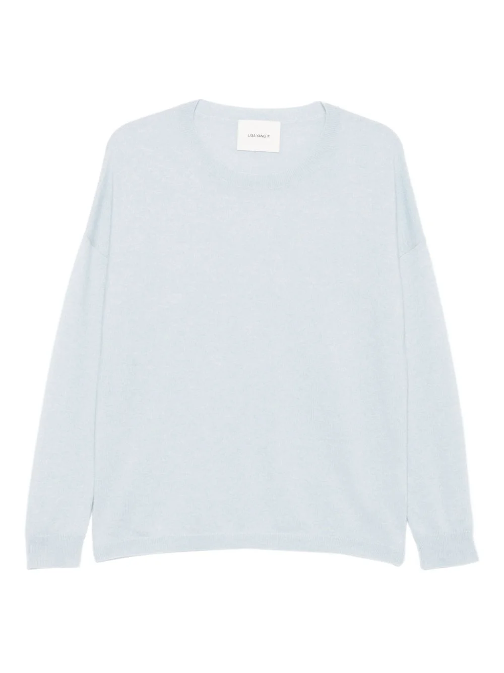 round-neck long-sleeve sweater - 1