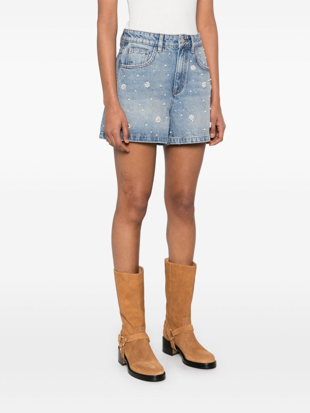 denim shorts - 3