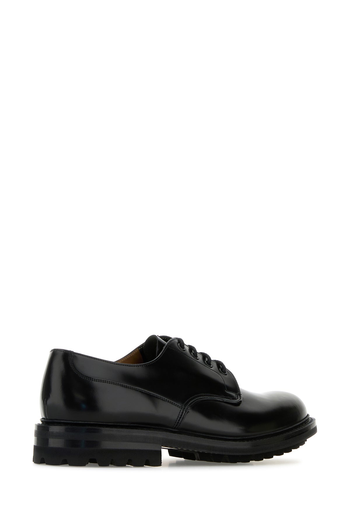 Black leather Mc Neil LW lace-up shoes - 3