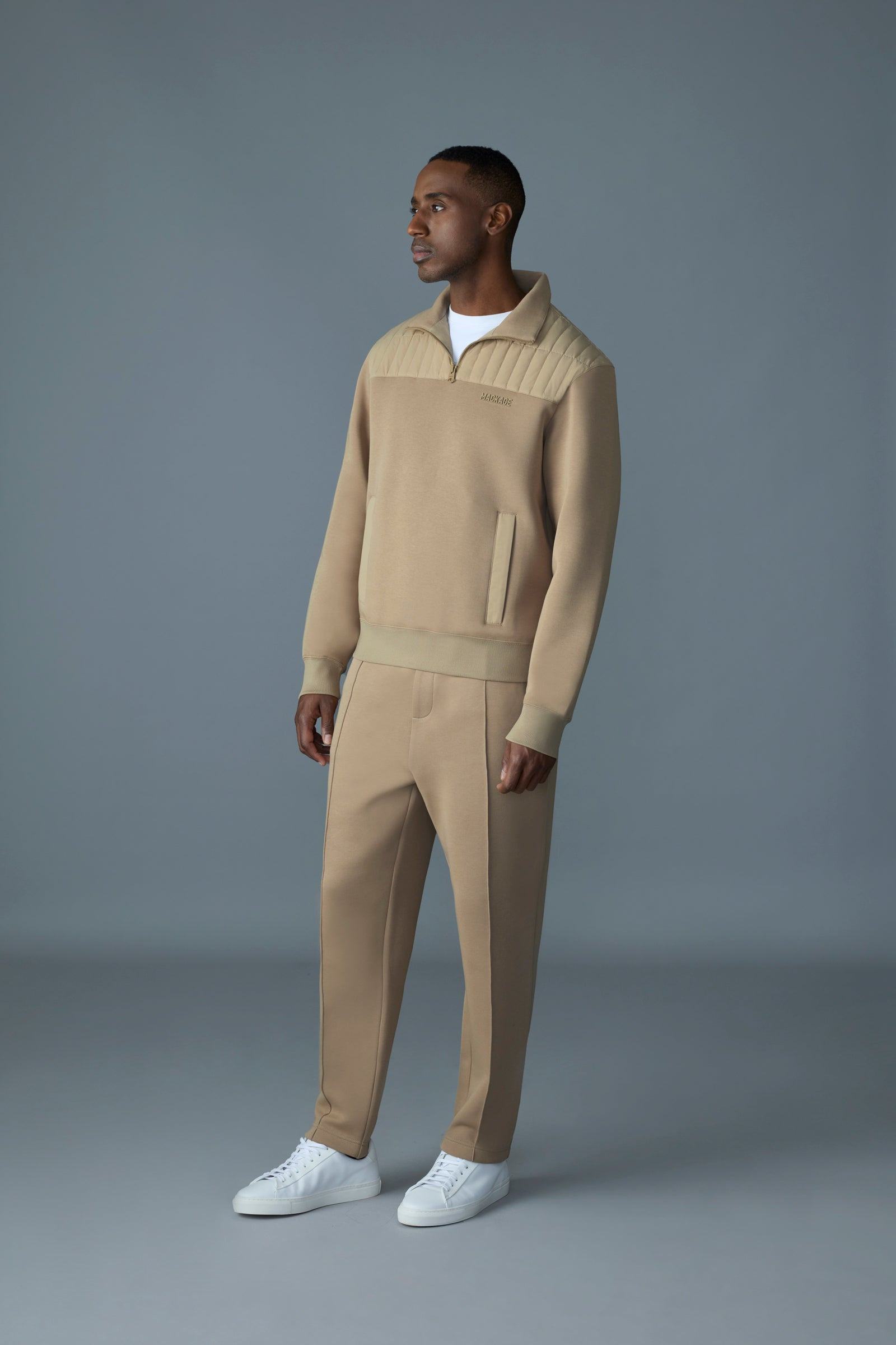 COREY Hybrid Down Quarter-Zip Sweater - 3