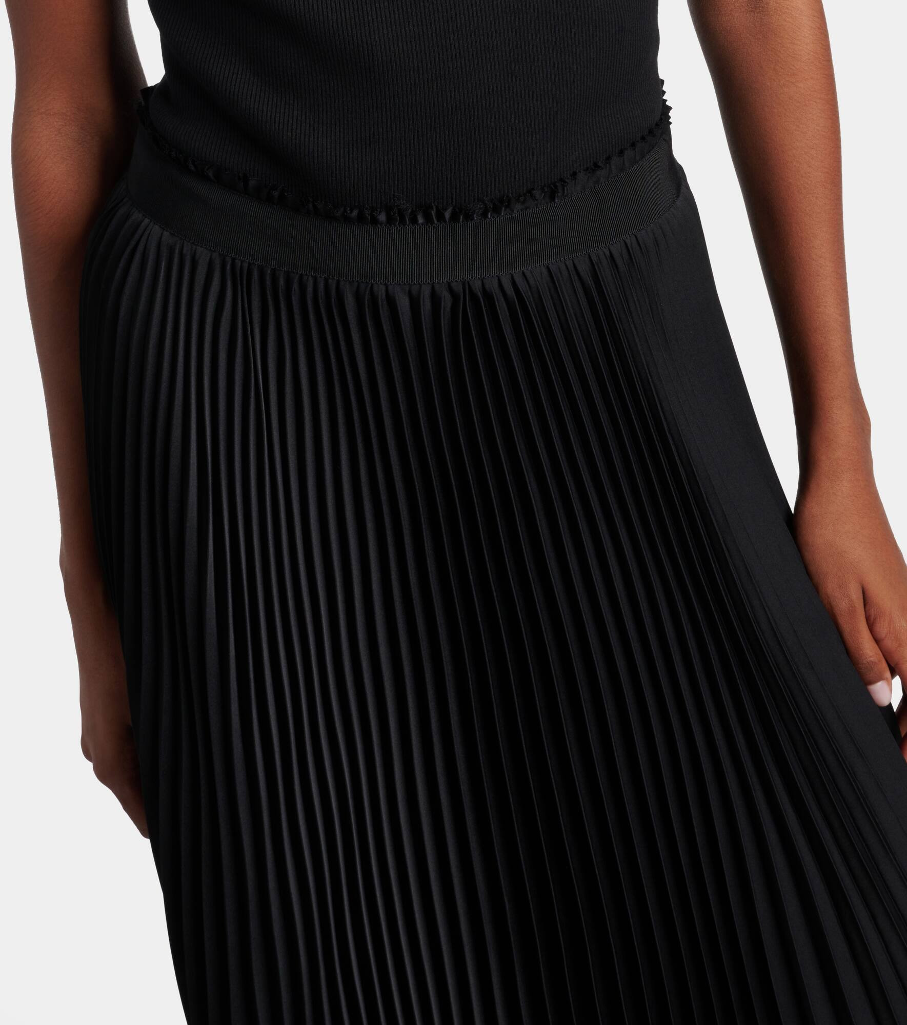 Ribbed-knit cotton midi dress - 5