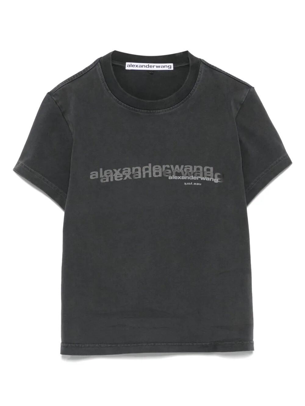 Cotton Shrunken Logo T-Shirt - 1
