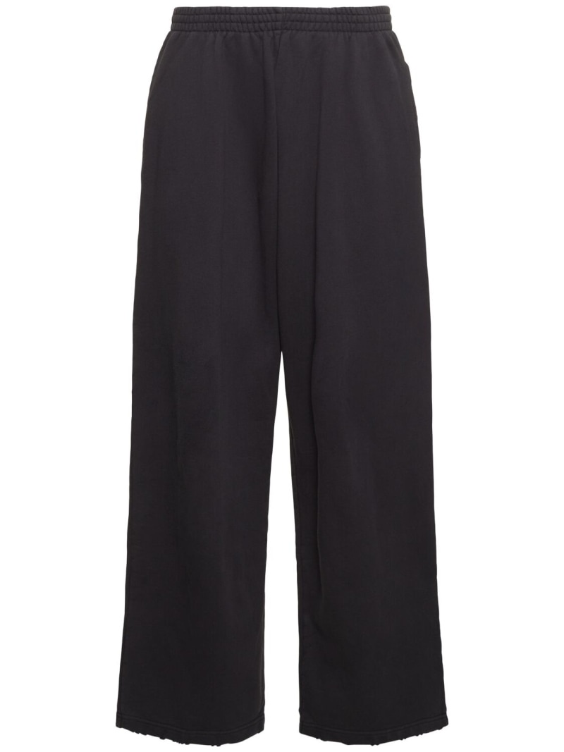 Baggy cotton sweatpants - 1