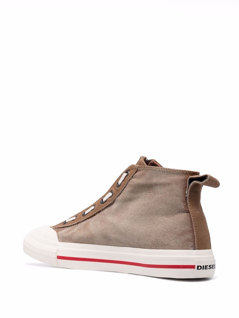 zip-up mid-rise sneakers - 3