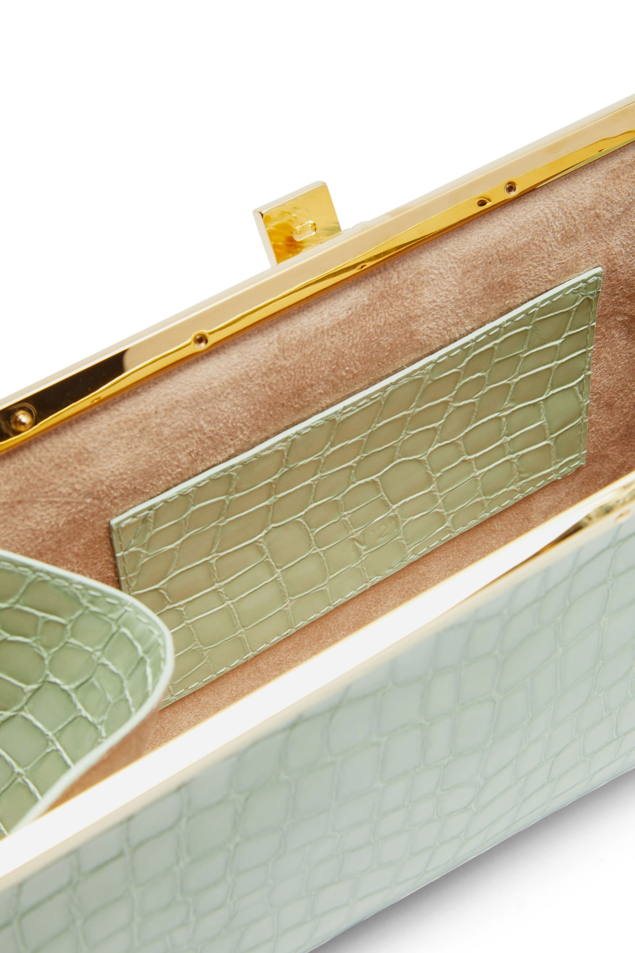 JEANNE CROC-EFFECT LEATHER SHOULDER BAG - 5