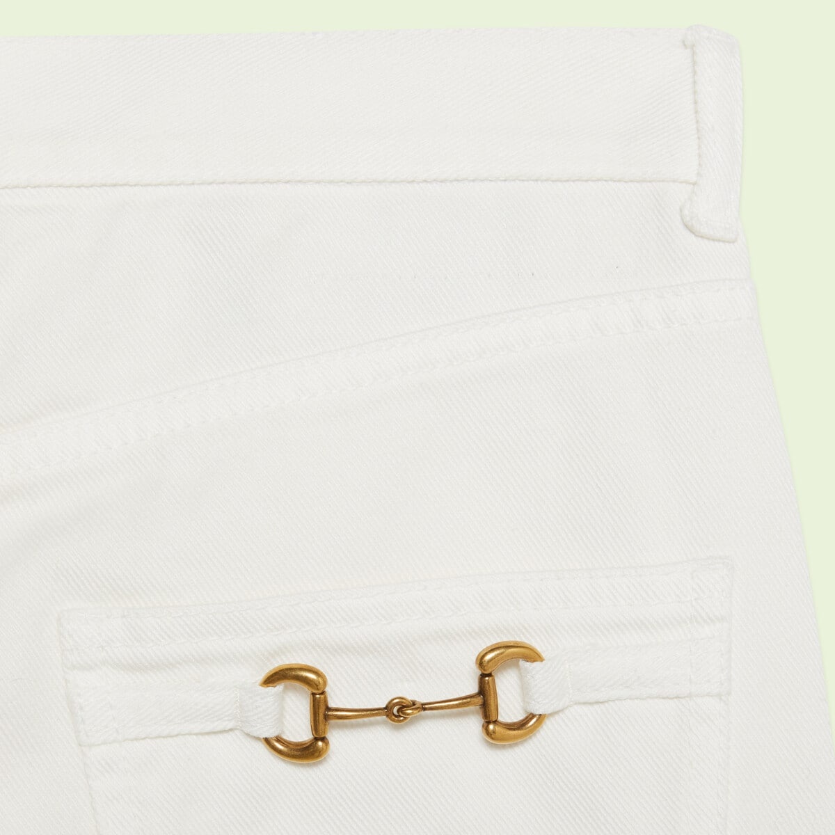 Horsebit cotton pants - 5