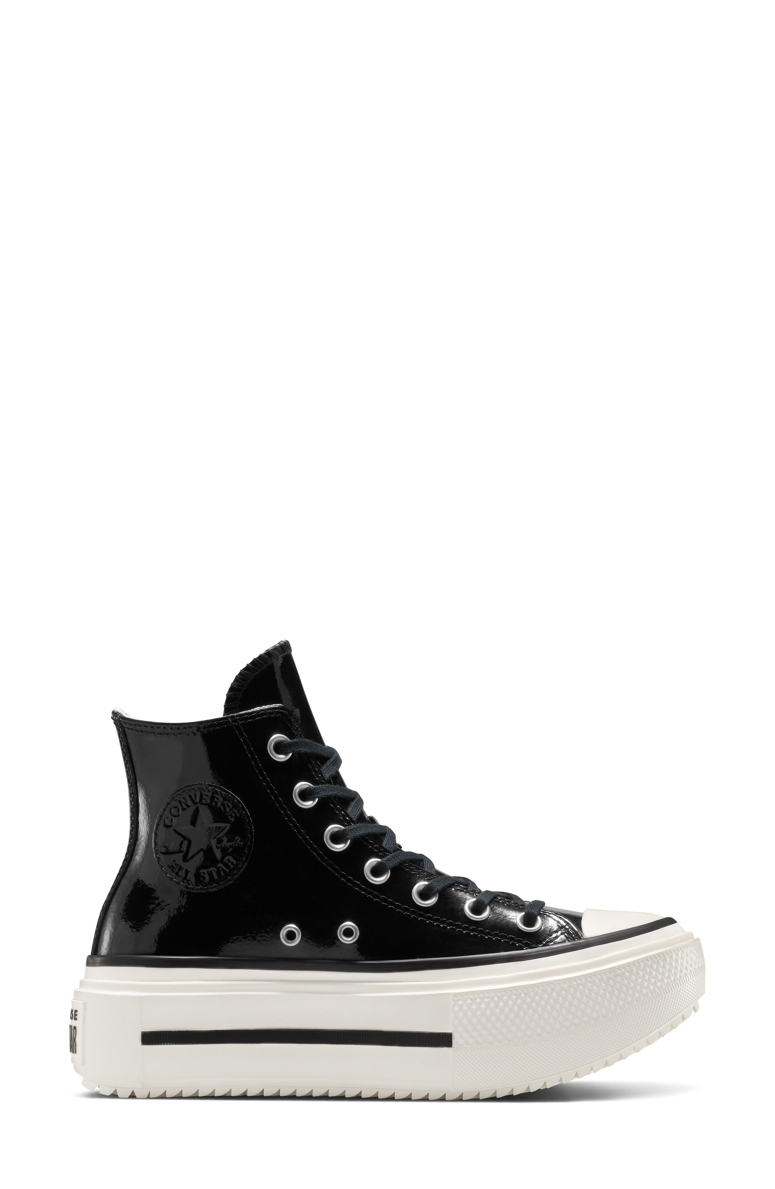 Converse Gender Inclusive Chuck Taylor All Star Lift Double Stack High Top Leather Platform Sneaker  - 3