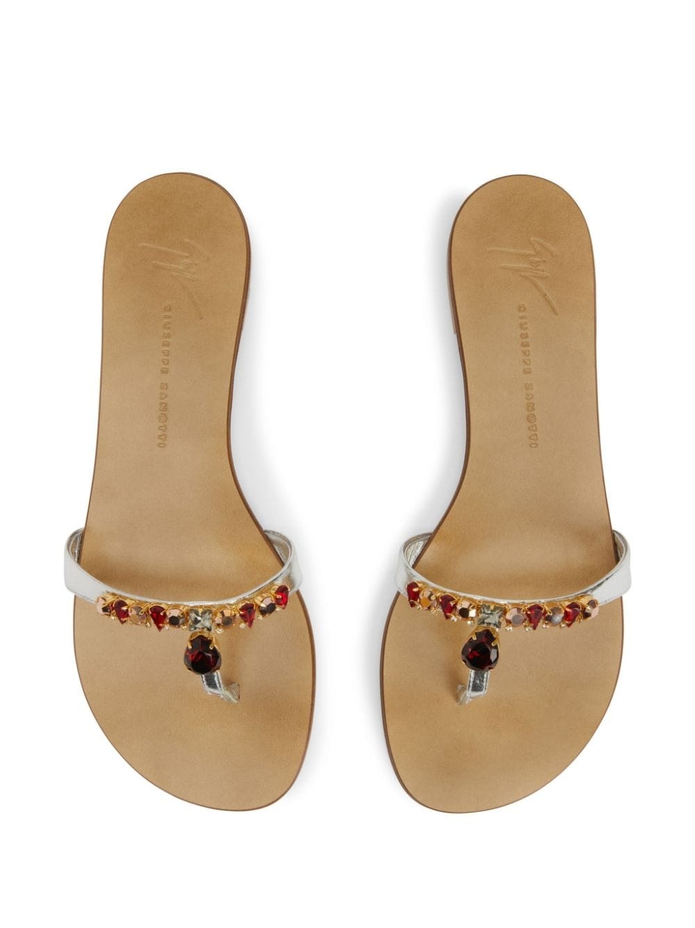 Katisha gemstone-detail sandals - 4