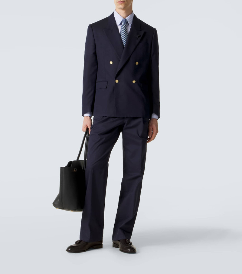 LARDINI Wool, cashmere, and silk blazer outlook