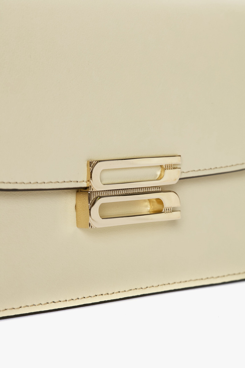 Victoria Beckham Dorian Bag Small In Ivory Leather outlook