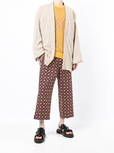 Sasquatchfabrix. striped kimono jacket outlook