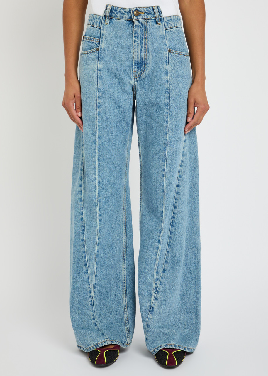 Maison Margiela Asymmetric Wide-leg Jeans - 2