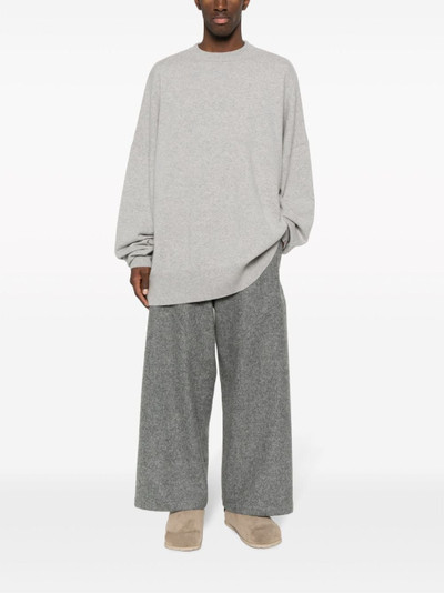 extreme cashmere crew-neck cashmere-blend jumper outlook